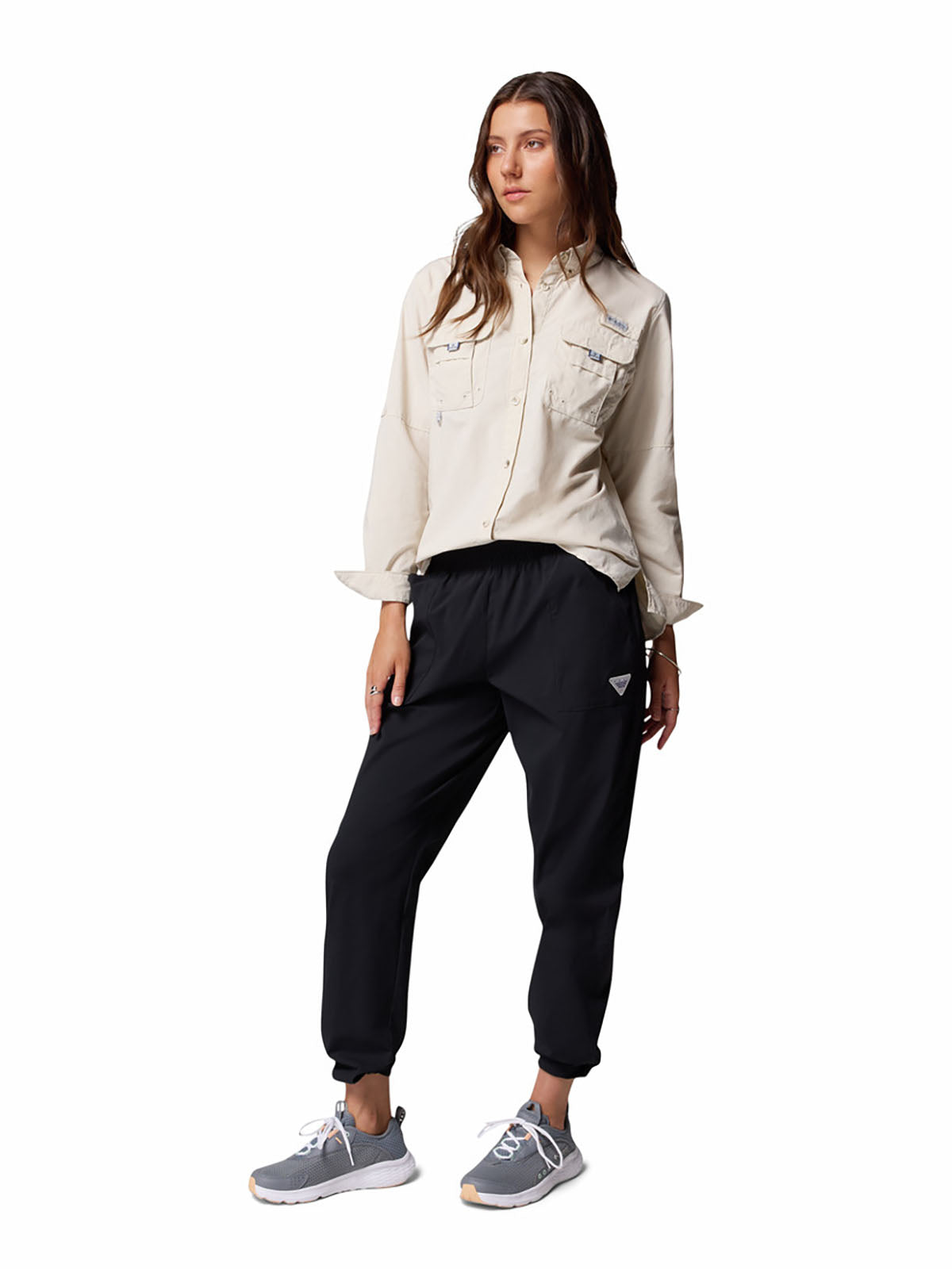 Blusa Manga Larga Mujer PFG Bahama™ II Beige