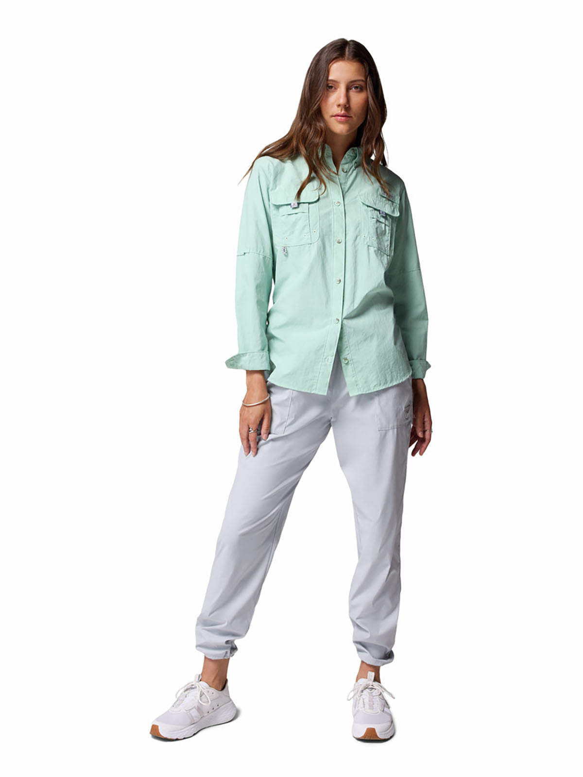 Blusa Manga Larga Mujer PFG Bahama™ II Verde