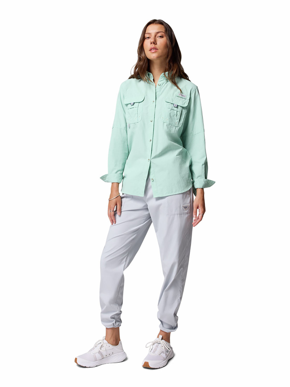 Blusa Manga Larga Mujer PFG Bahama™ II Verde