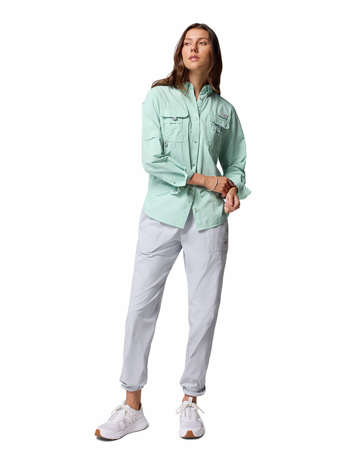 Blusa Manga Larga Mujer PFG Bahama™ II Verde