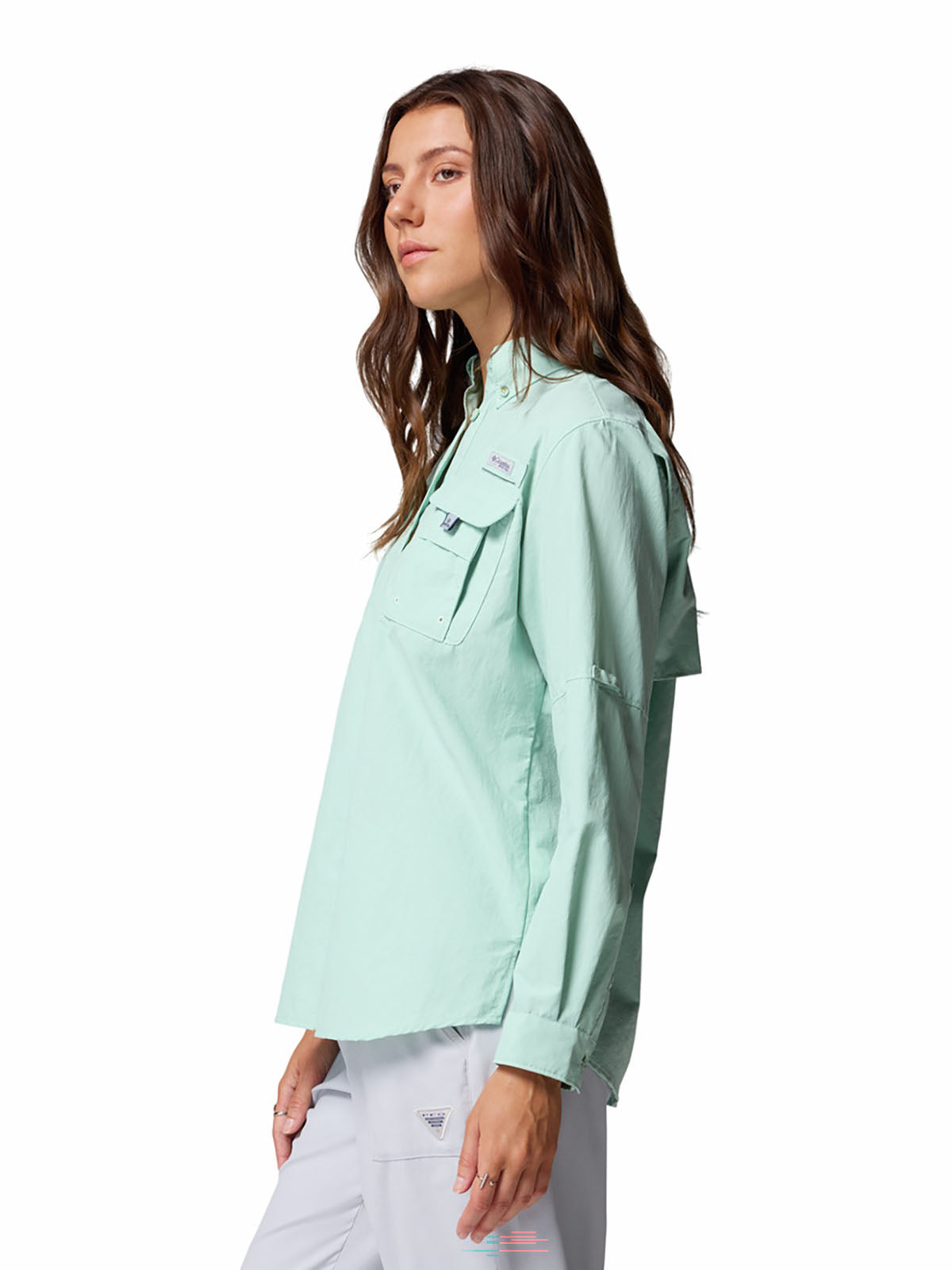 Blusa Manga Larga Mujer PFG Bahama™ II Verde