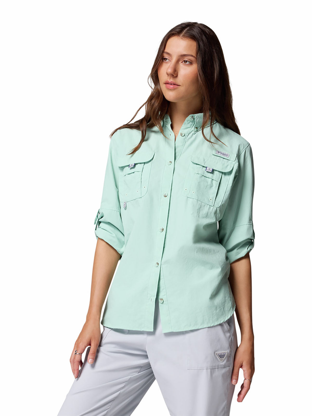 Blusa Manga Larga Mujer PFG Bahama™ II Verde