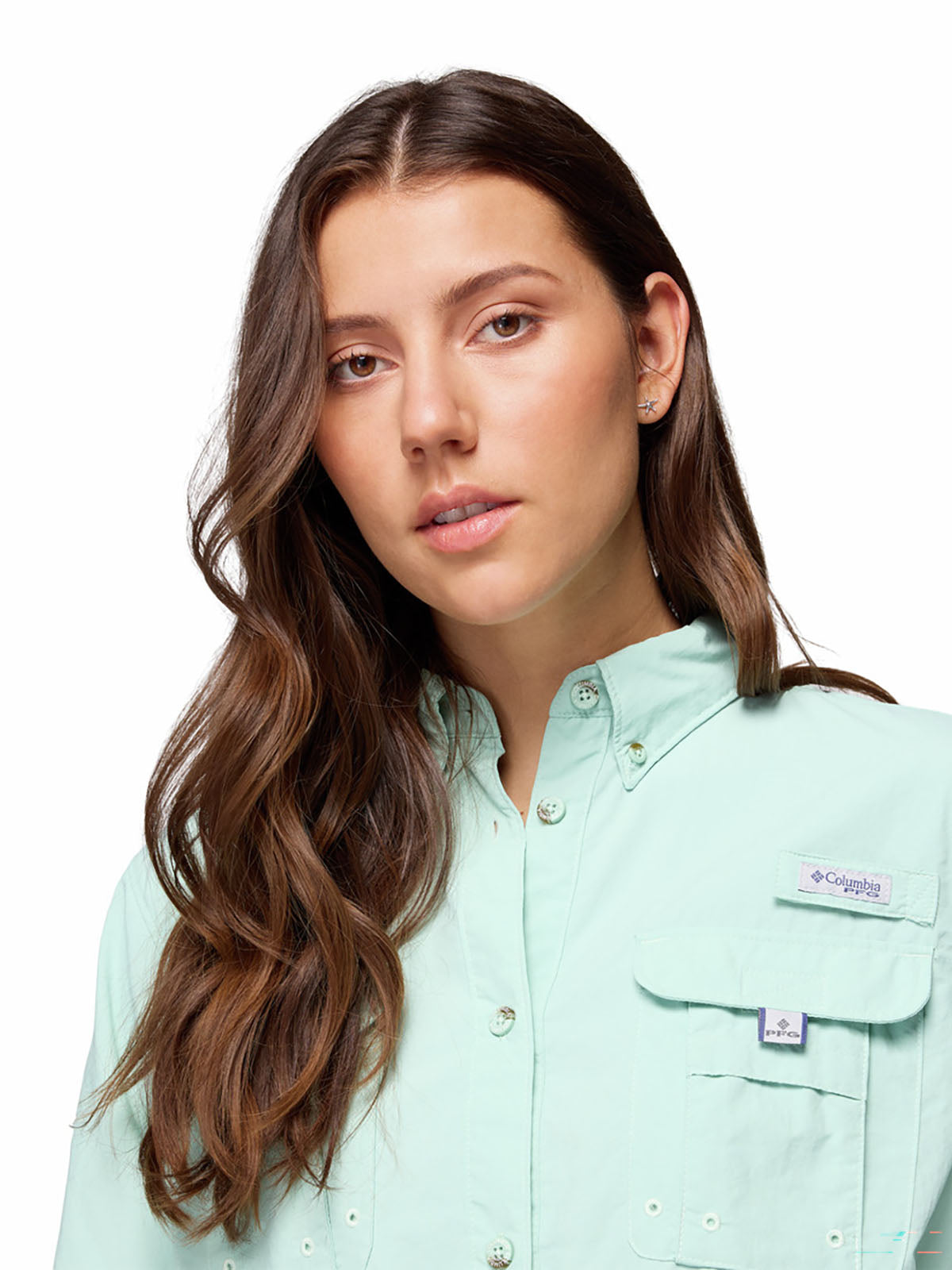 Blusa Manga Larga Mujer PFG Bahama™ II Verde
