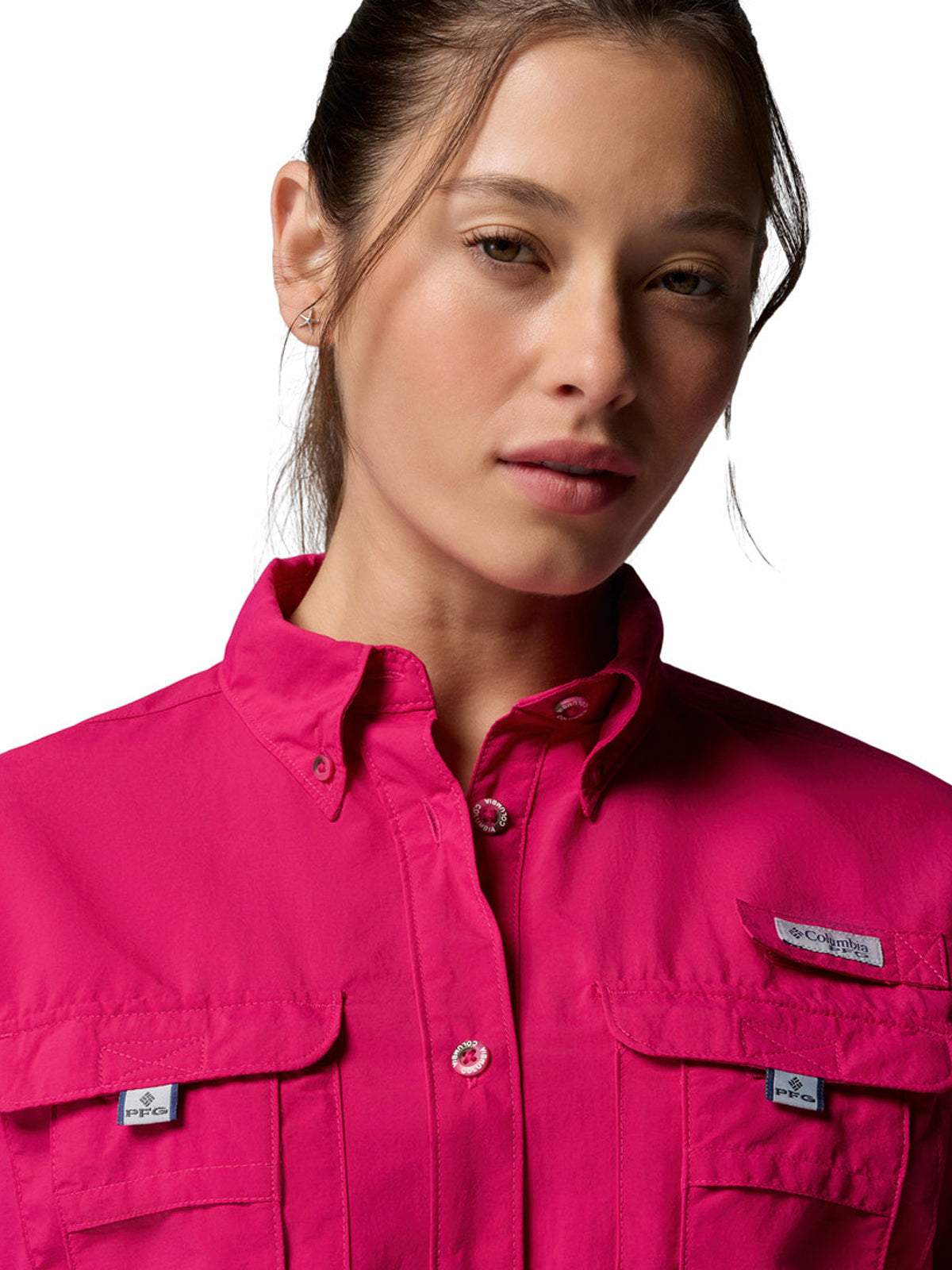 Blusa Manga Corta Mujer PFG Bahama™ II Rosado
