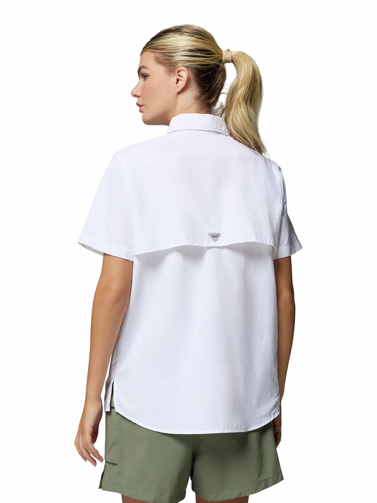 Blusa Manga Corta Mujer PFG Bahama™ II Blanca