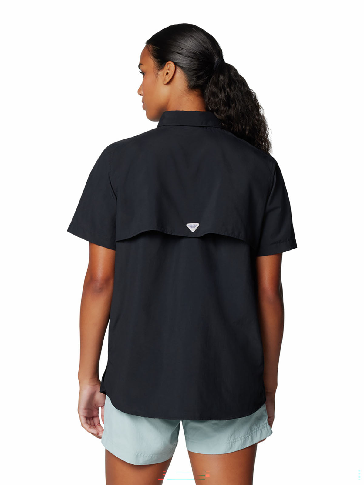 Blusa Manga Corta Mujer PFG Bahama™ II Negra