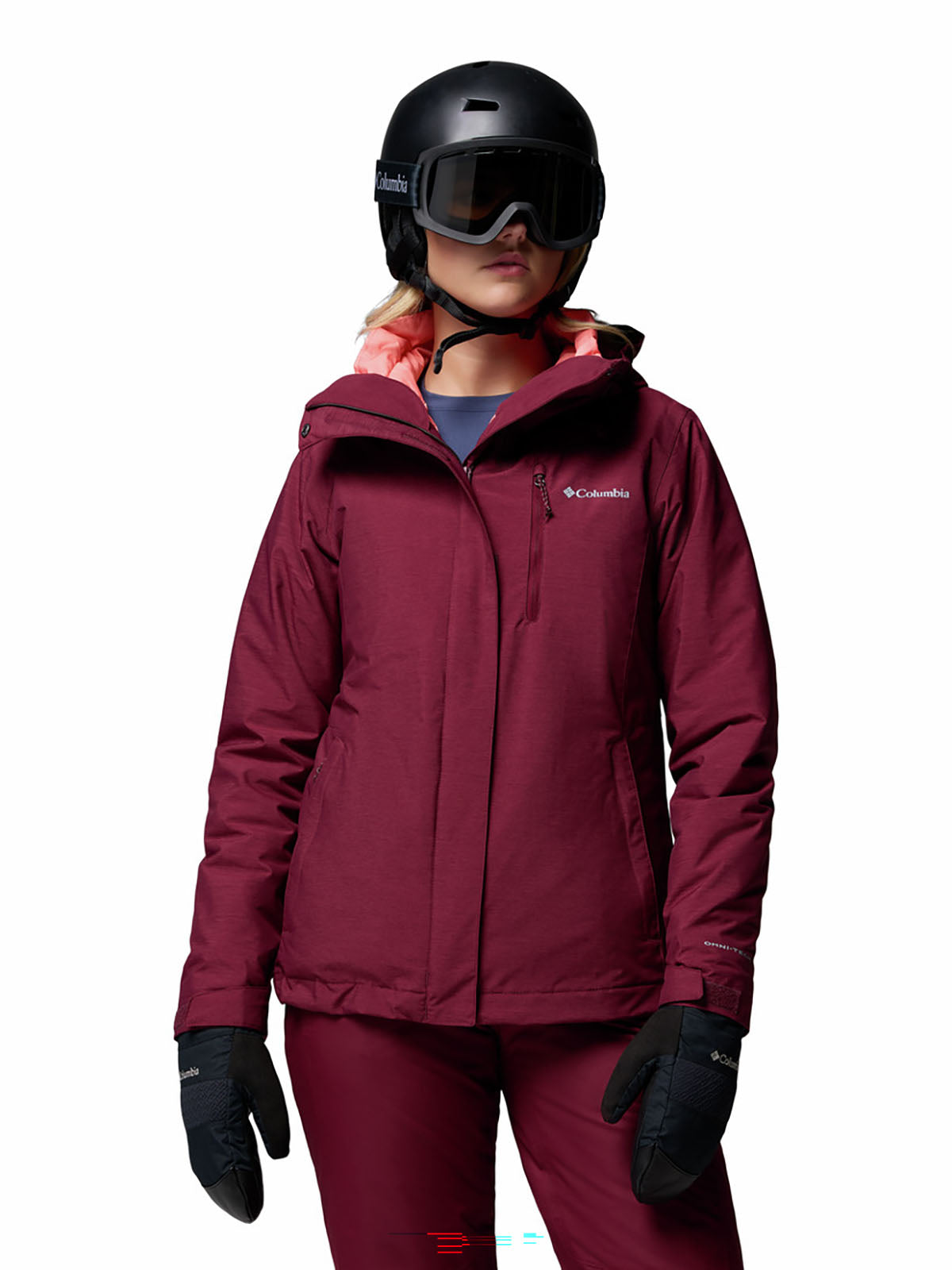 Casaca 3 En 1 Mujer Whirlibird™ V Guinda