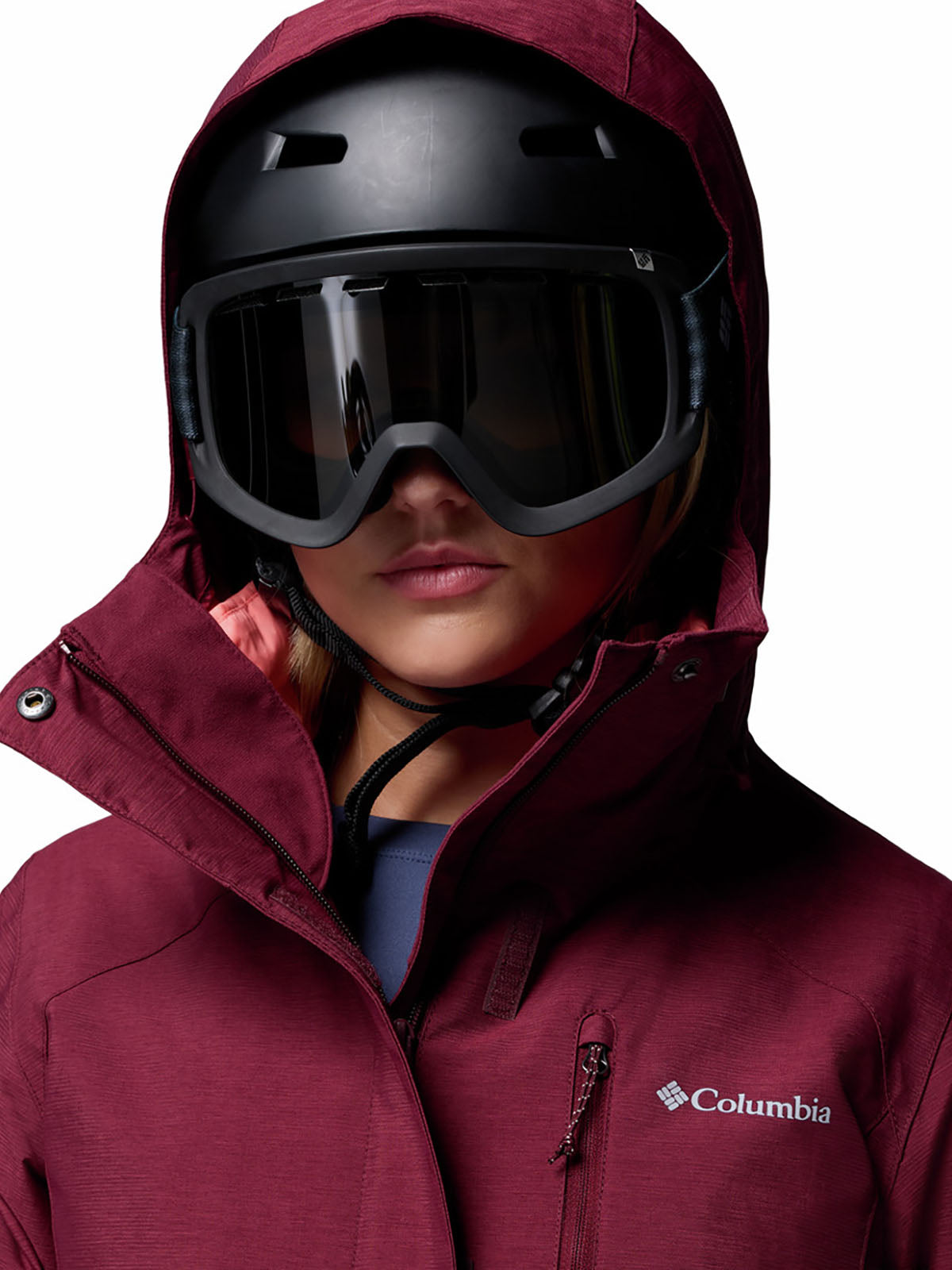 Casaca 3 En 1 Mujer Whirlibird™ V Guinda