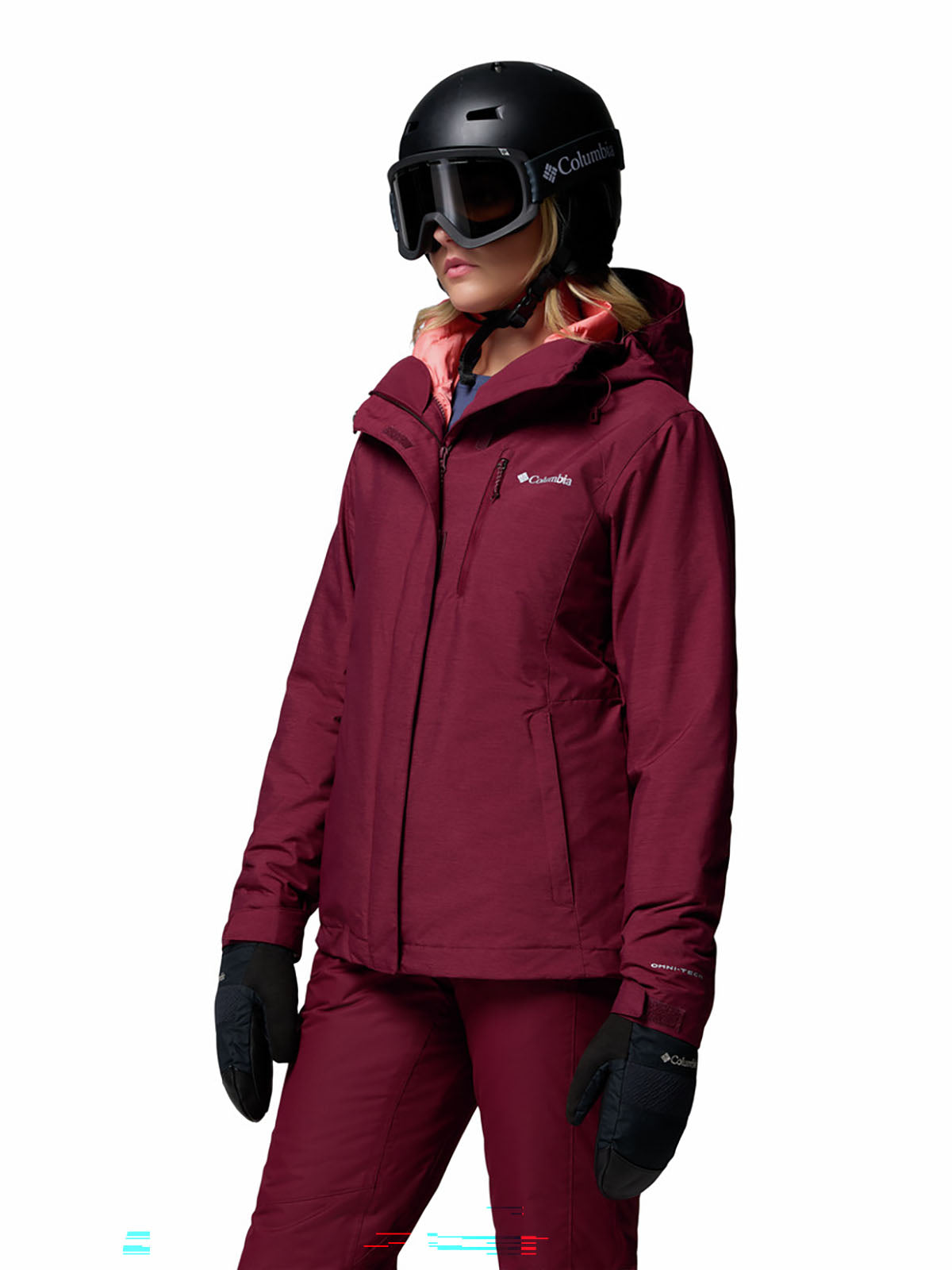 Casaca 3 En 1 Mujer Whirlibird™ V Guinda