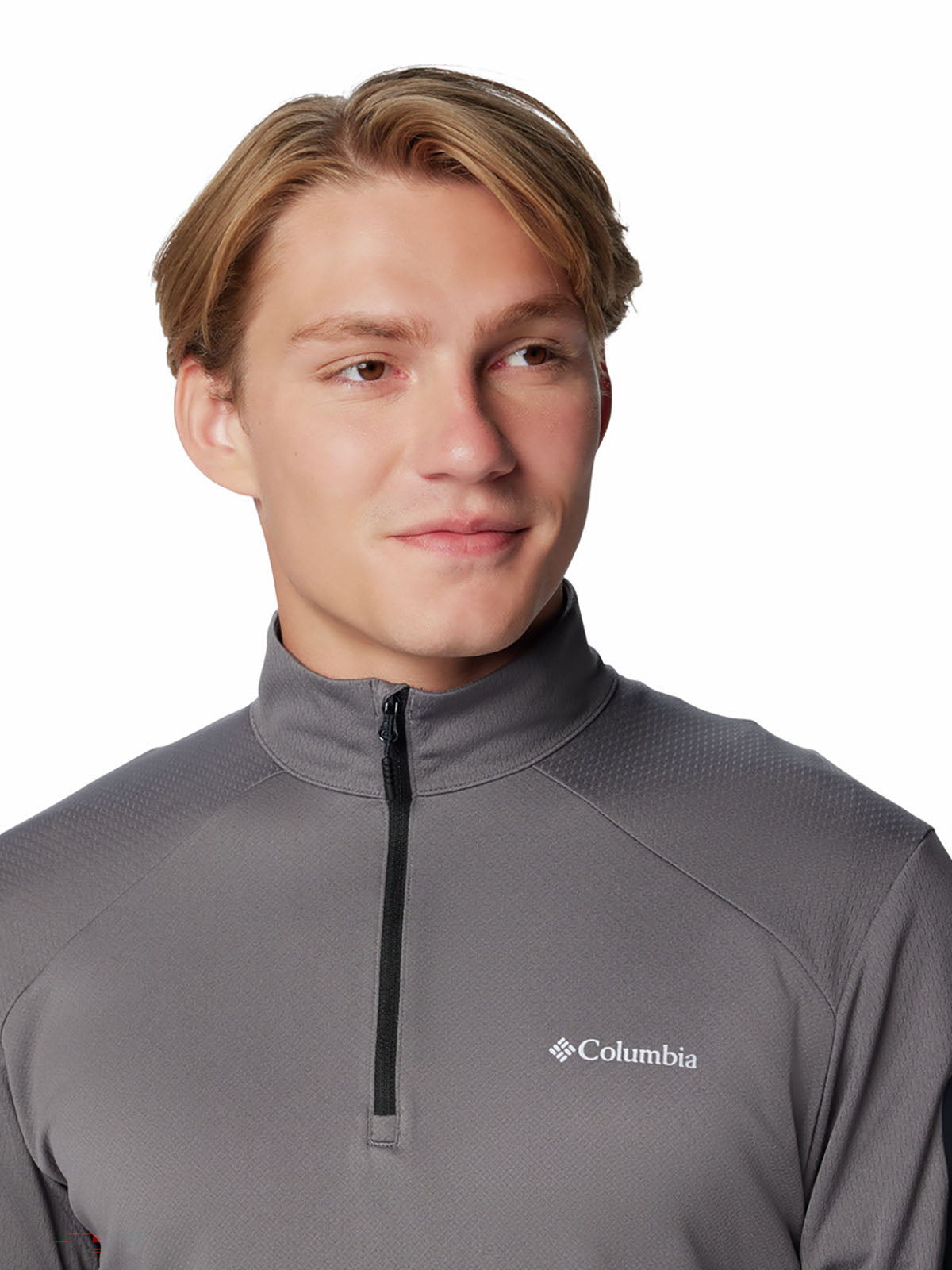 Casaca 1/4 Cierre Hombre Tech™ Gris