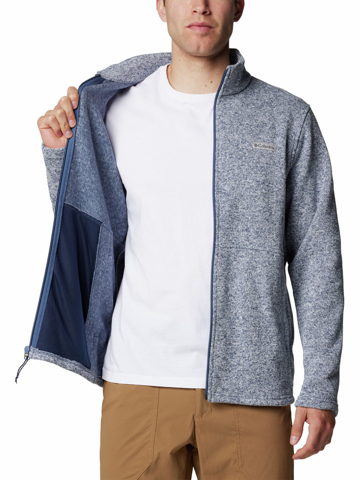 Casaca Hombre Fleece Alto Pass™ Azul