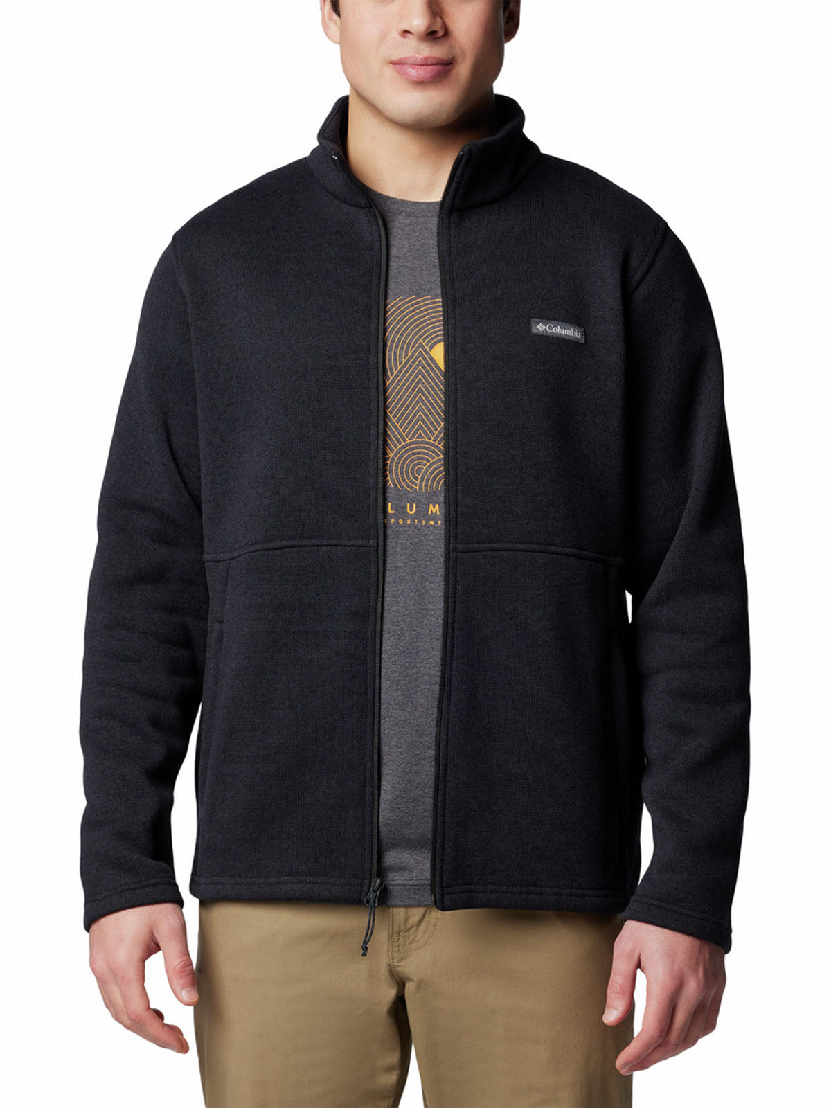 Casaca Hombre Fleece Alto Pass™ Negra