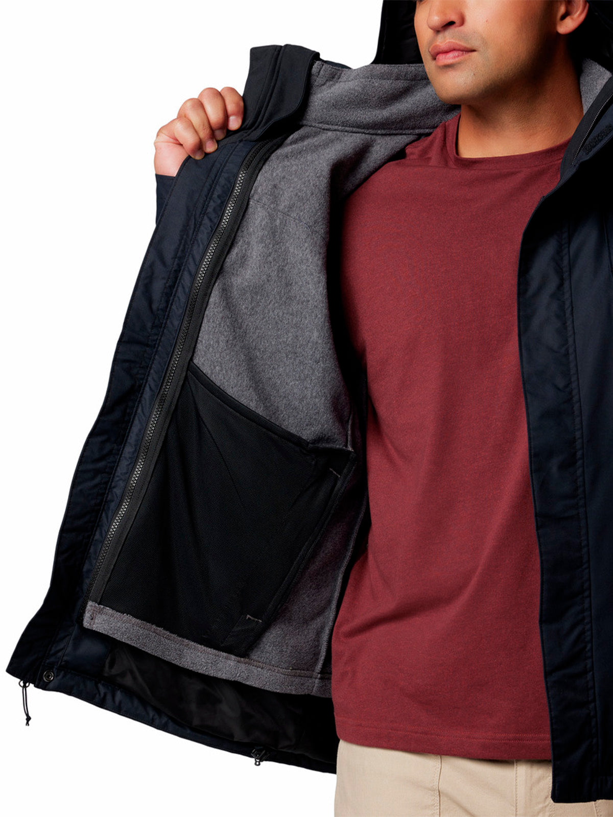 Casaca 3 En 1 Hombre Bugaboo™ III Negra