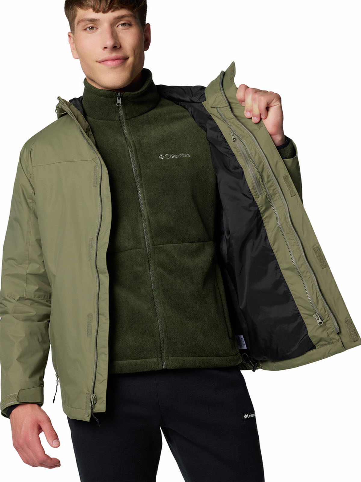 Casaca Hombre 3 En 1 Tunnel Falls™ ll Verde