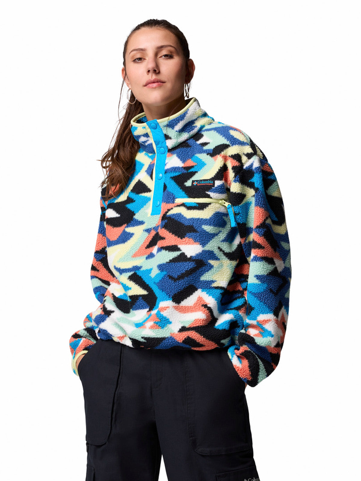 Polar Con 1/2 Broche Mujer Helvetia™ II Celeste