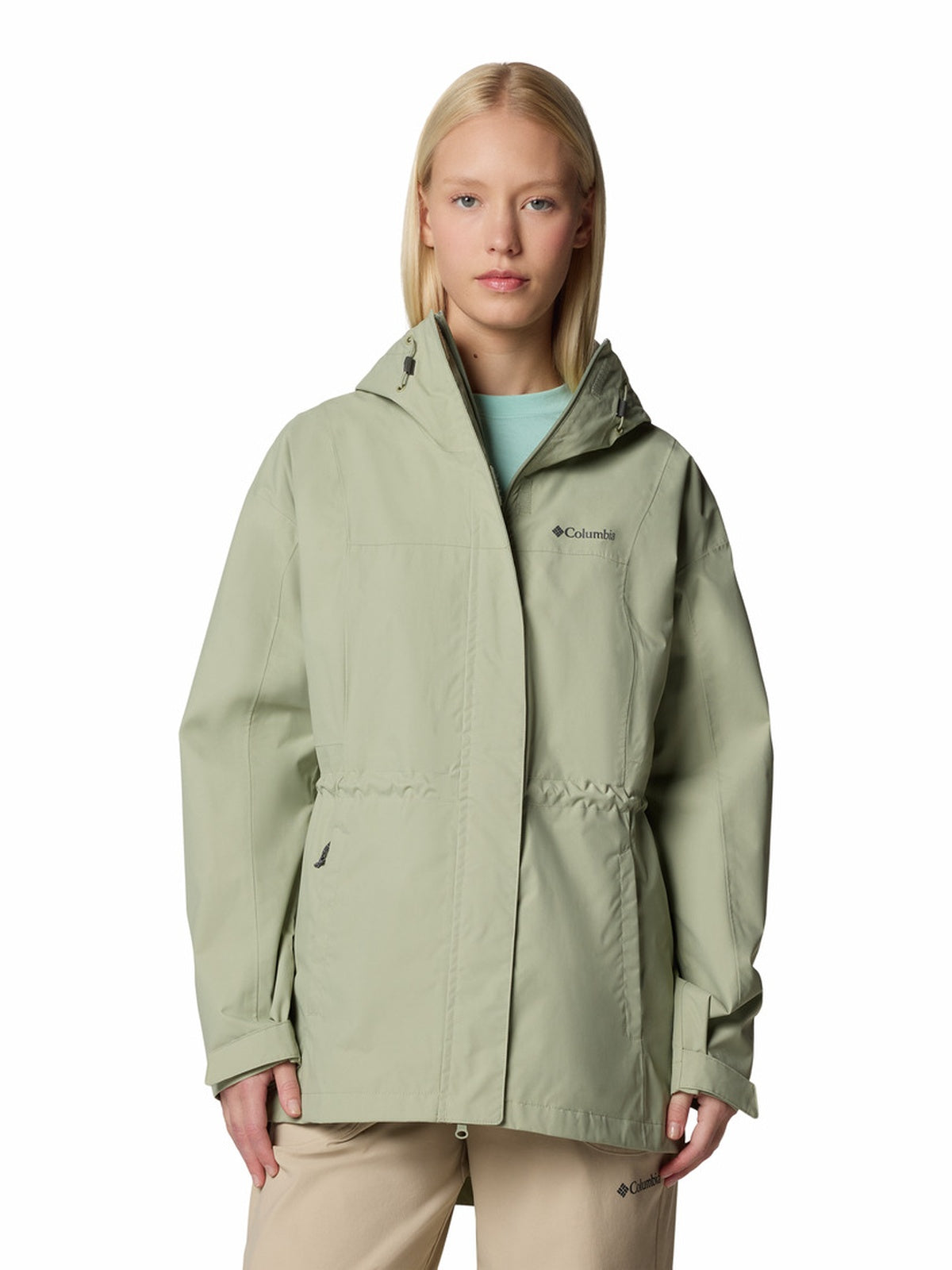 casaca-impermeable-larga-mujer-hikeboundtm-ii-2113901-vwm-verde