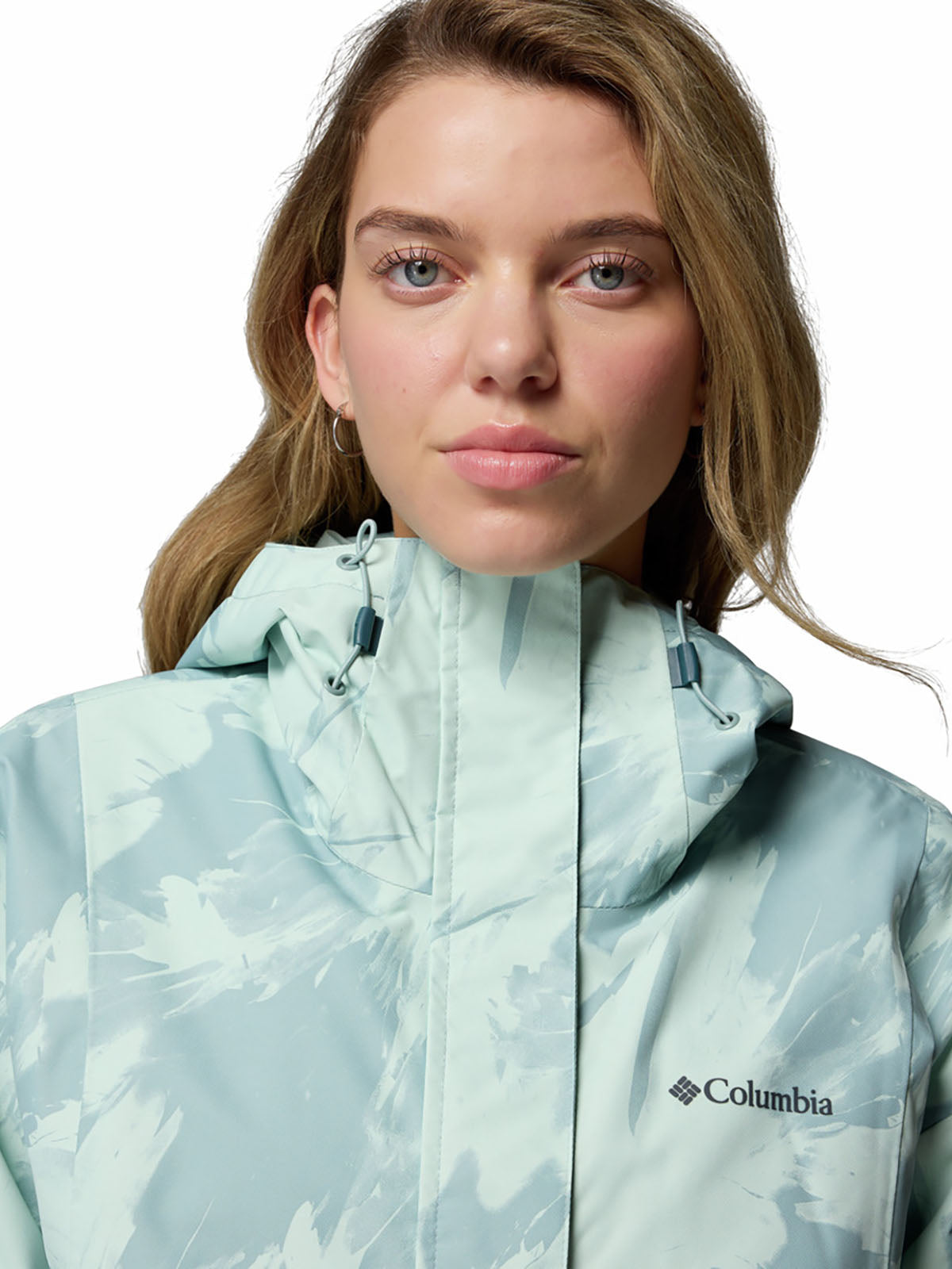 Casaca Impermeable Mujer Hikebound™ II Celeste