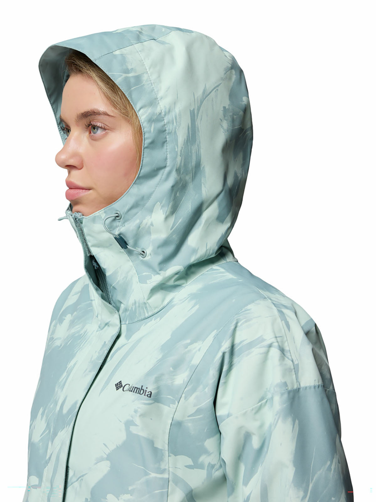 Casaca Impermeable Mujer Hikebound™ II Celeste