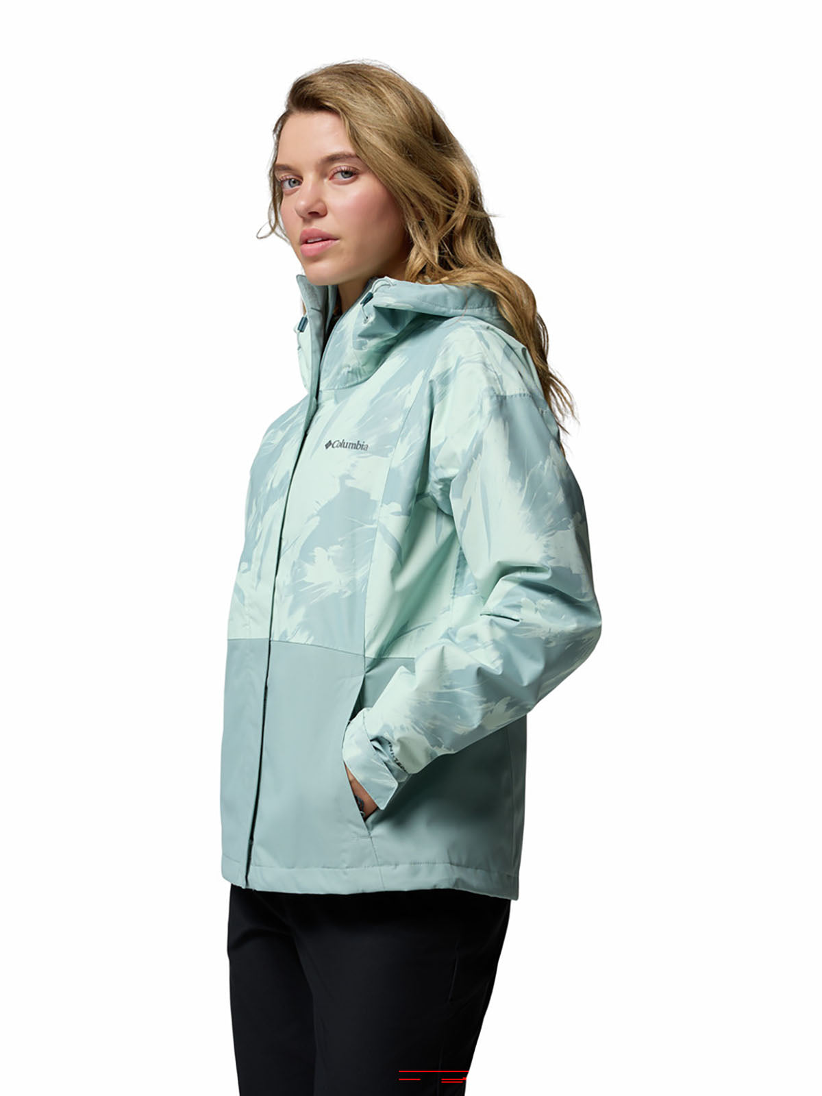 Casaca Impermeable Mujer Hikebound™ II Celeste