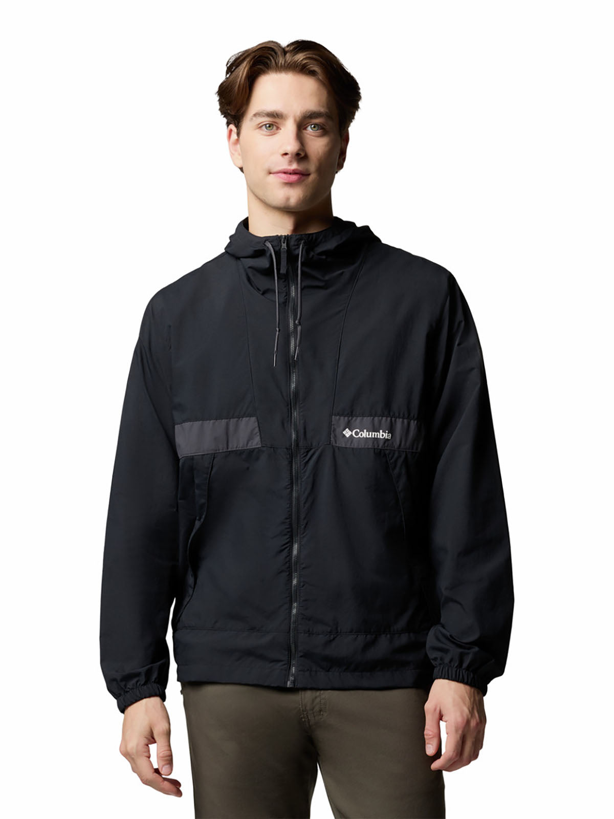 Casaca Hombre Cortaviento Spire Valley™ Negra