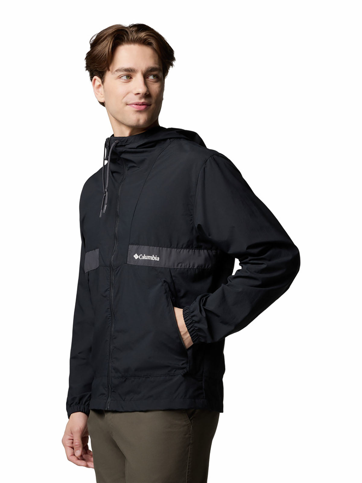 Casaca Hombre Cortaviento Spire Valley™ Negra