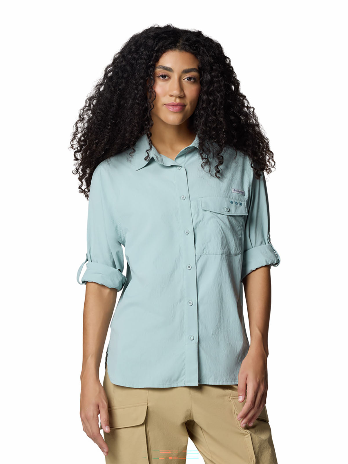 Blusa Mujer Manga Larga PFG Wild Cast™ Celeste