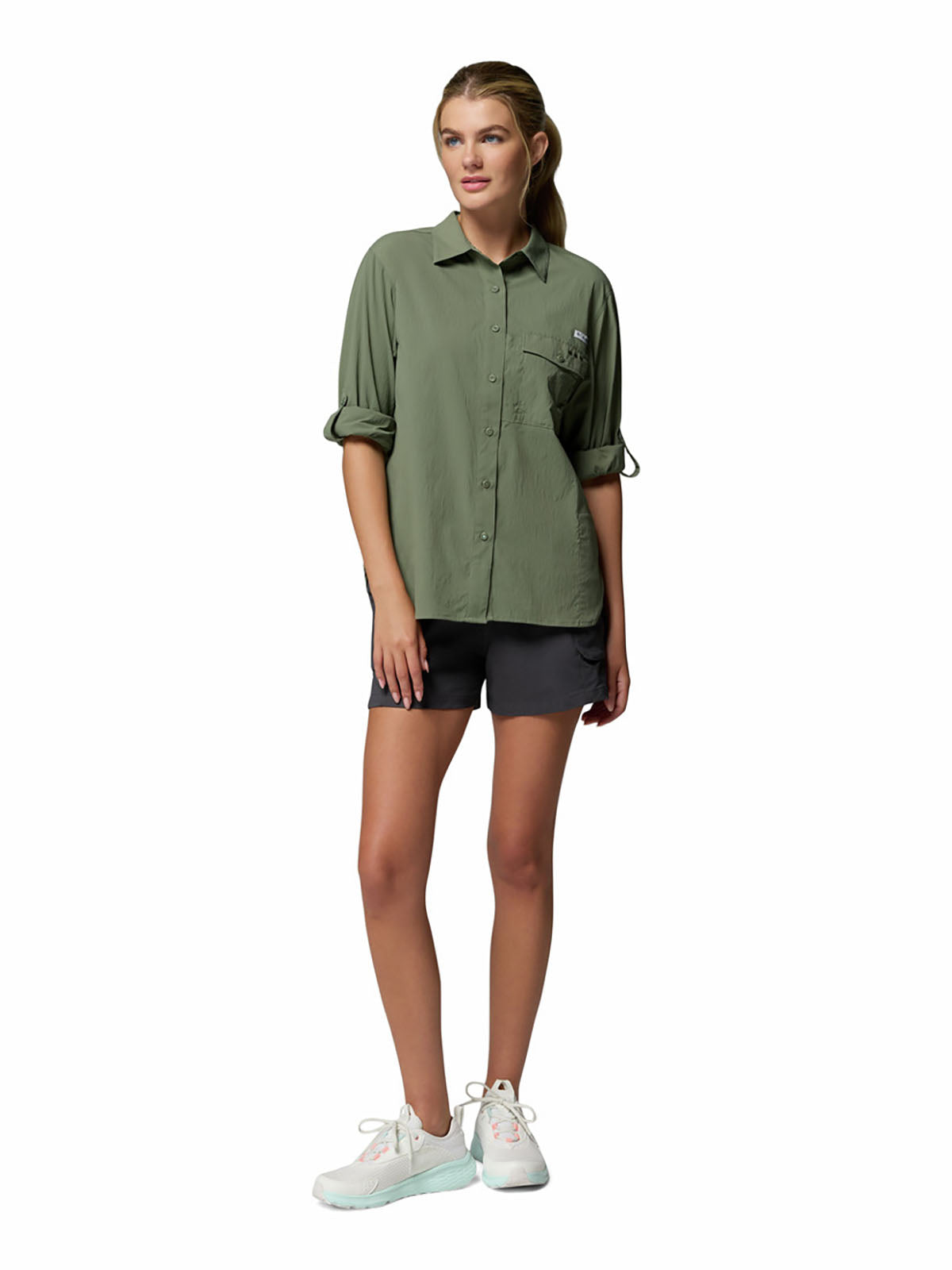 Blusa Mujer Manga Larga PFG Wild Cast™ Verde
