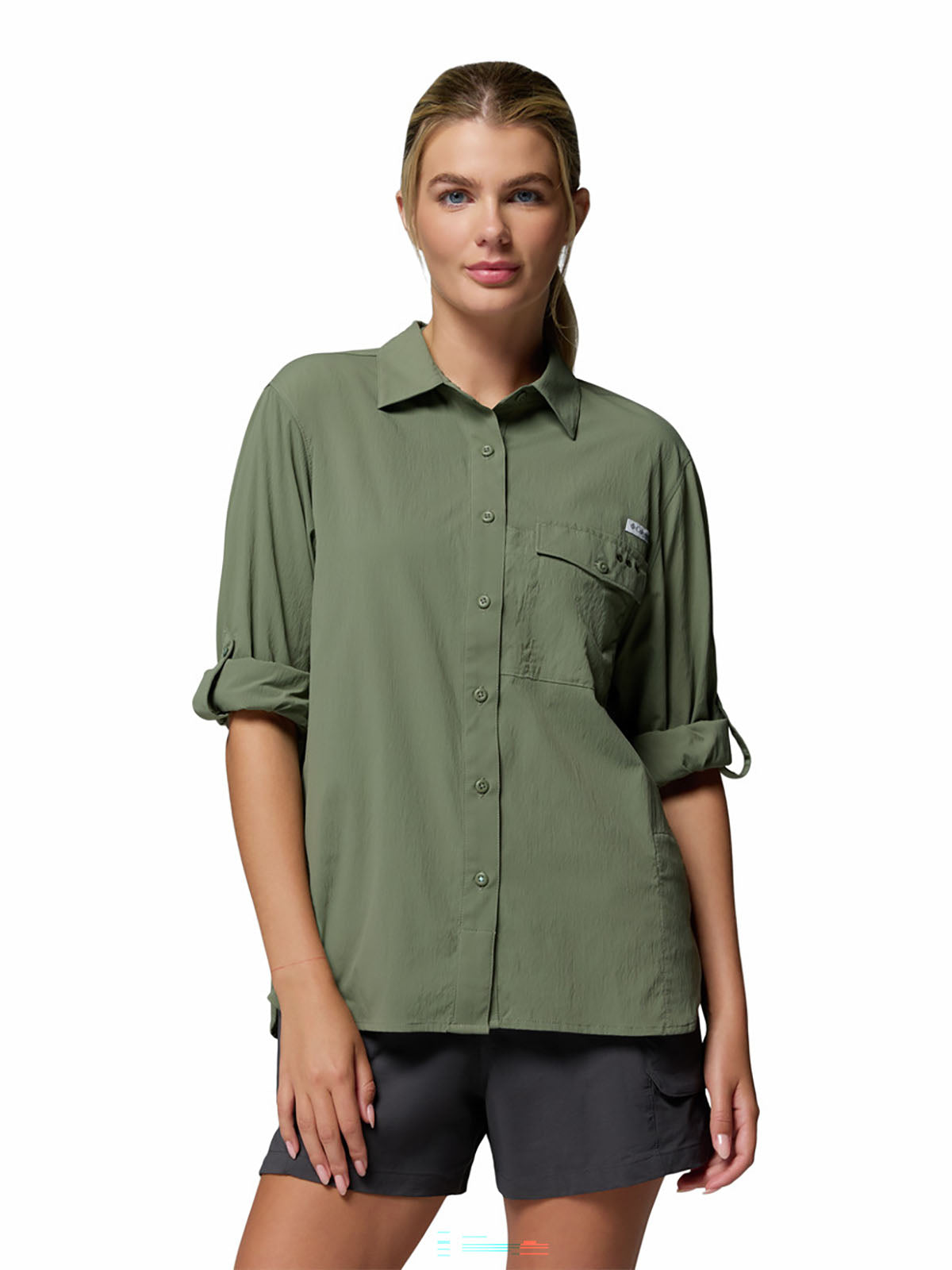 Blusa Mujer Manga Larga PFG Wild Cast™ Verde