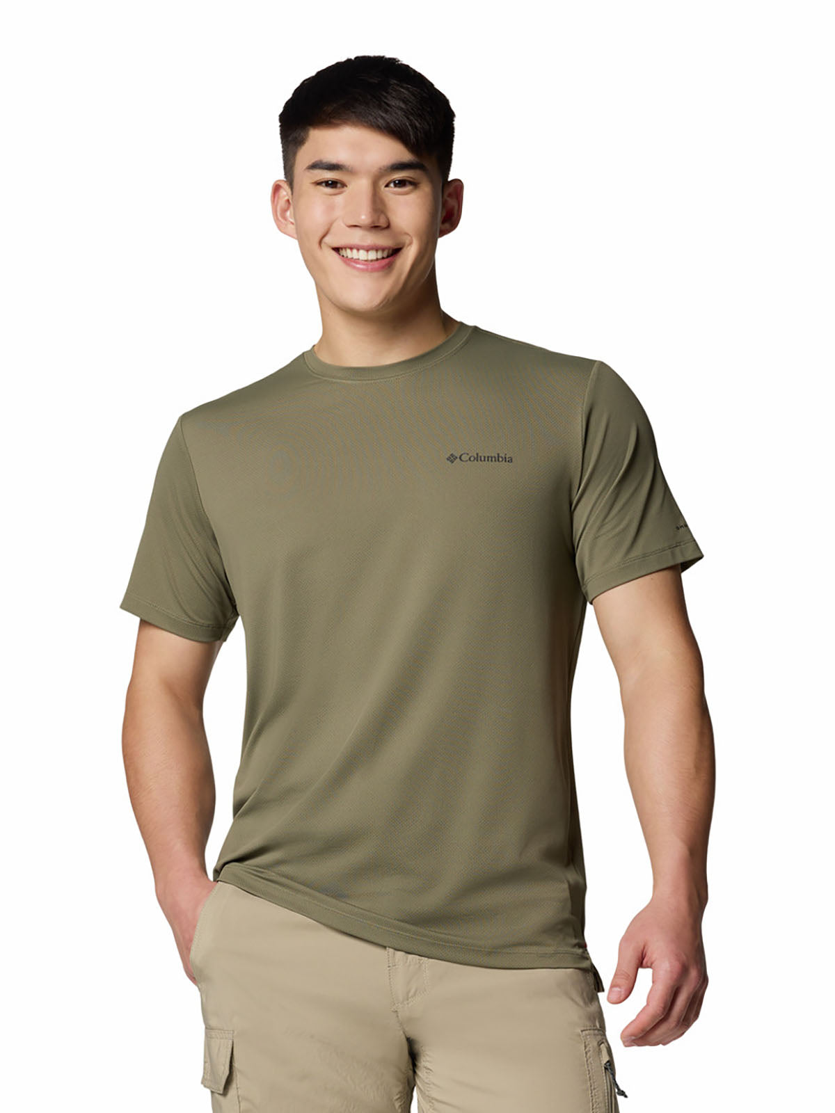Polo Manga Corta Hombre Tech Trail™ Utility Verde