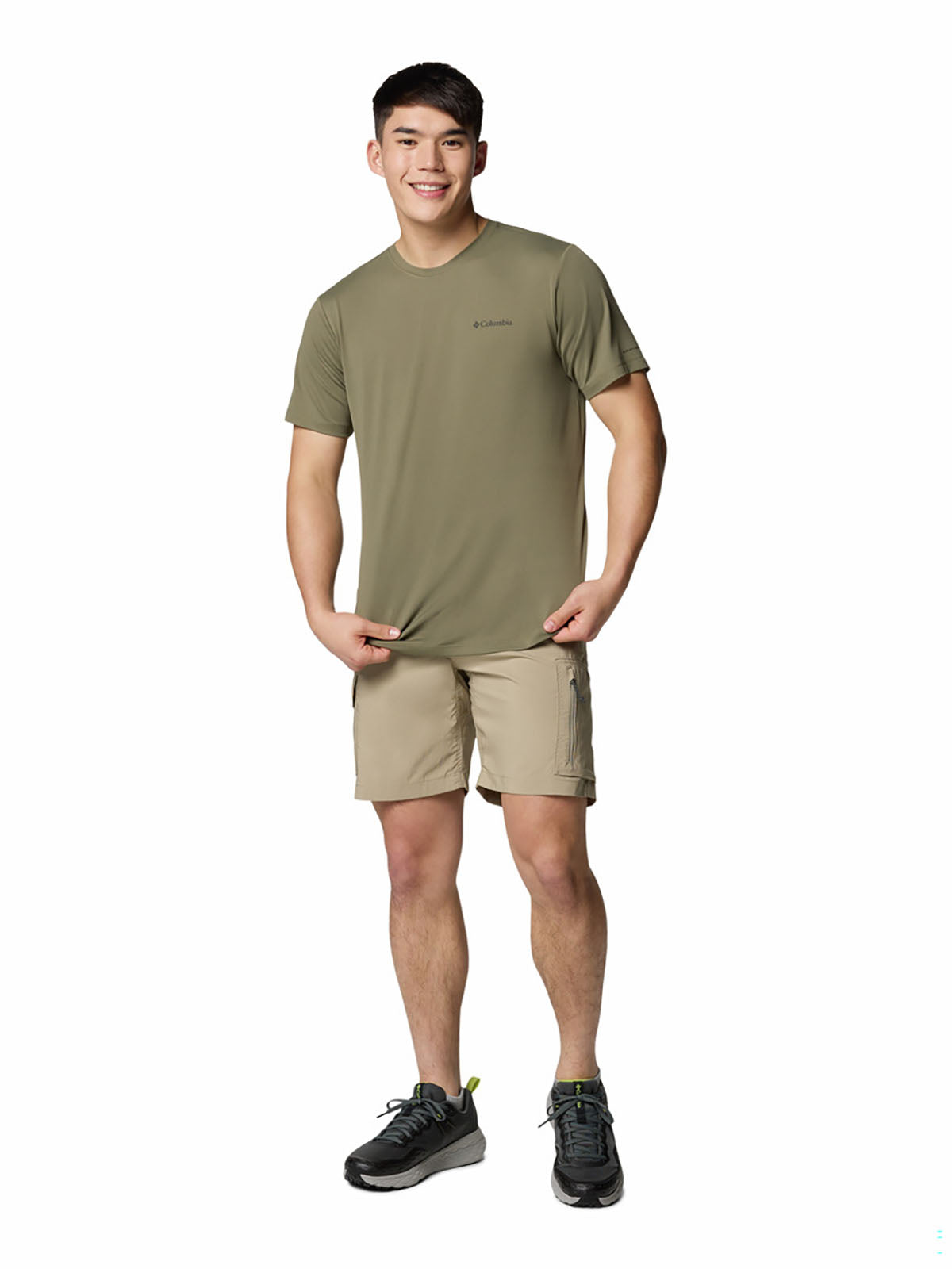 Polo Manga Corta Hombre Tech Trail™ Utility Verde