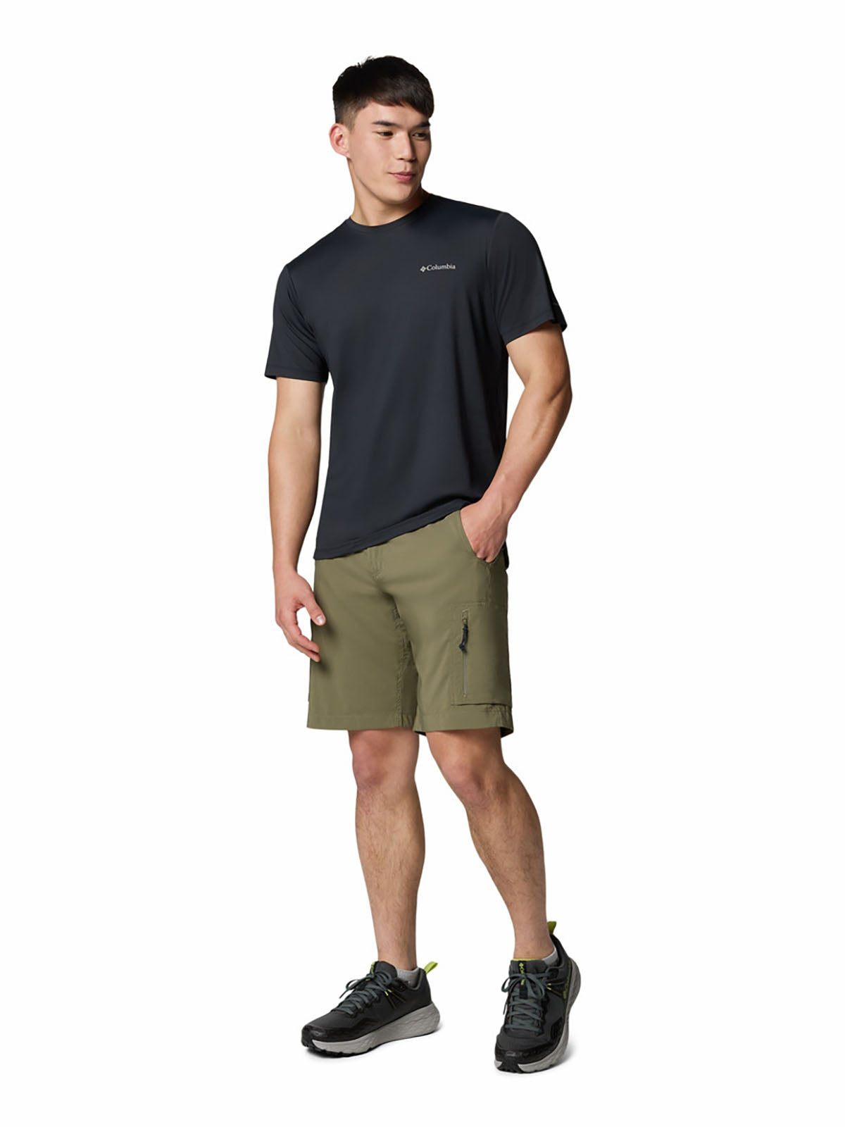 Polo Manga Corta Hombre Tech Trail™ Utility Negro