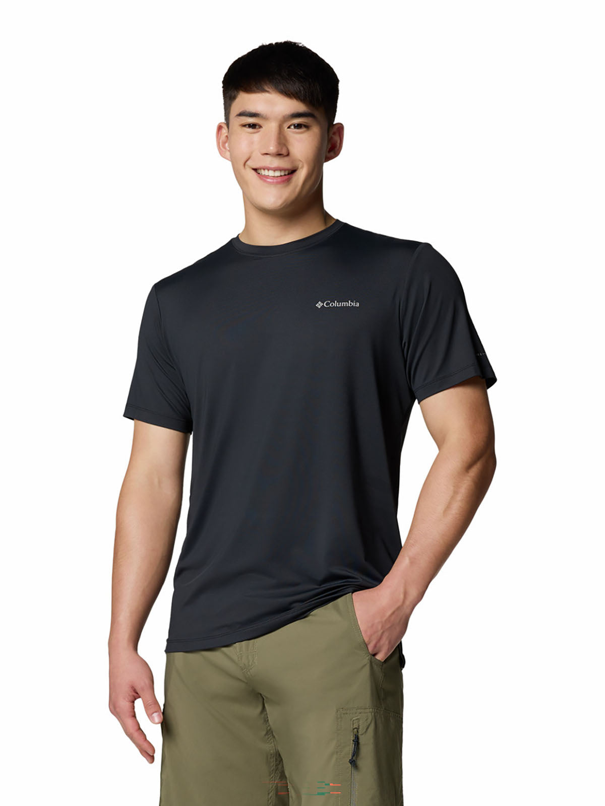 Polo Manga Corta Hombre Tech Trail™ Utility Negro