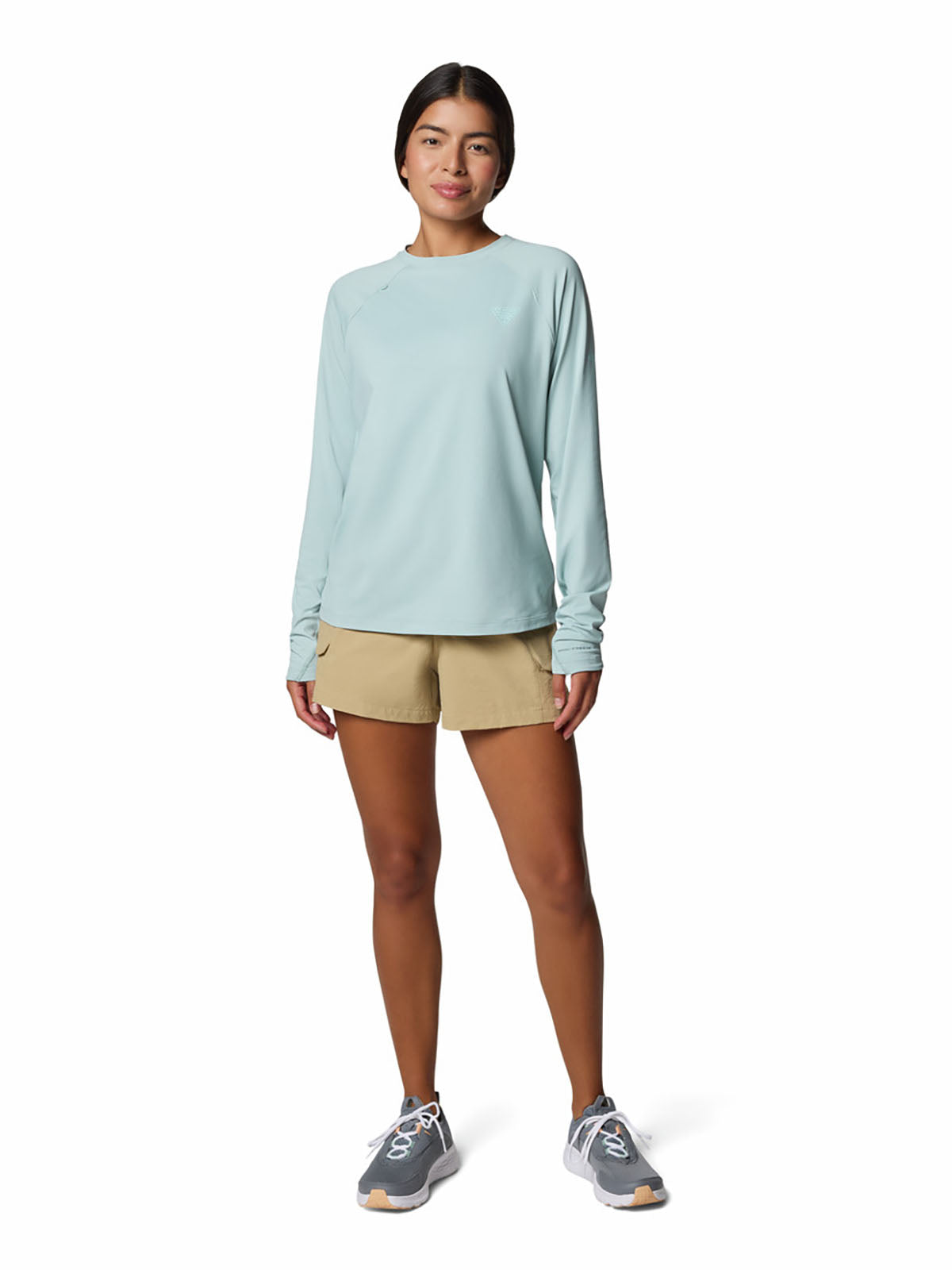 Polo Mujer Manga Larga Wild Cast™ Celeste