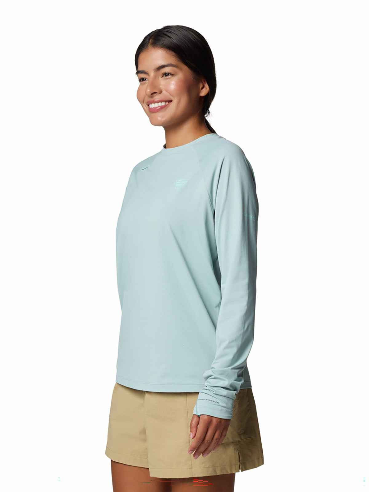Polo Mujer Manga Larga Wild Cast™ Celeste