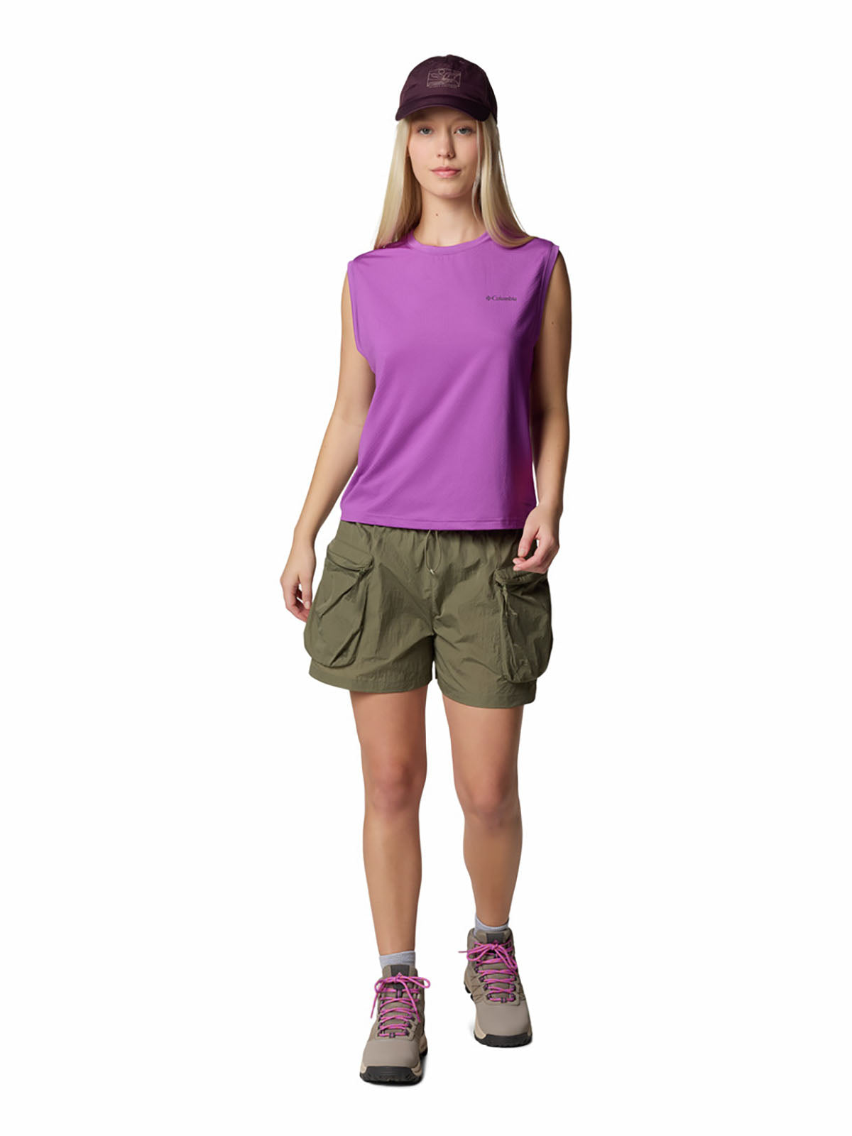Short Mujer Cargo Elevated View™ Verde