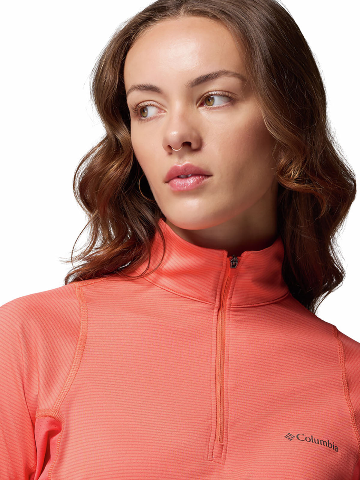Casaca Con 1/2 Cierre Mujer Weekend Ascent™ Naranja