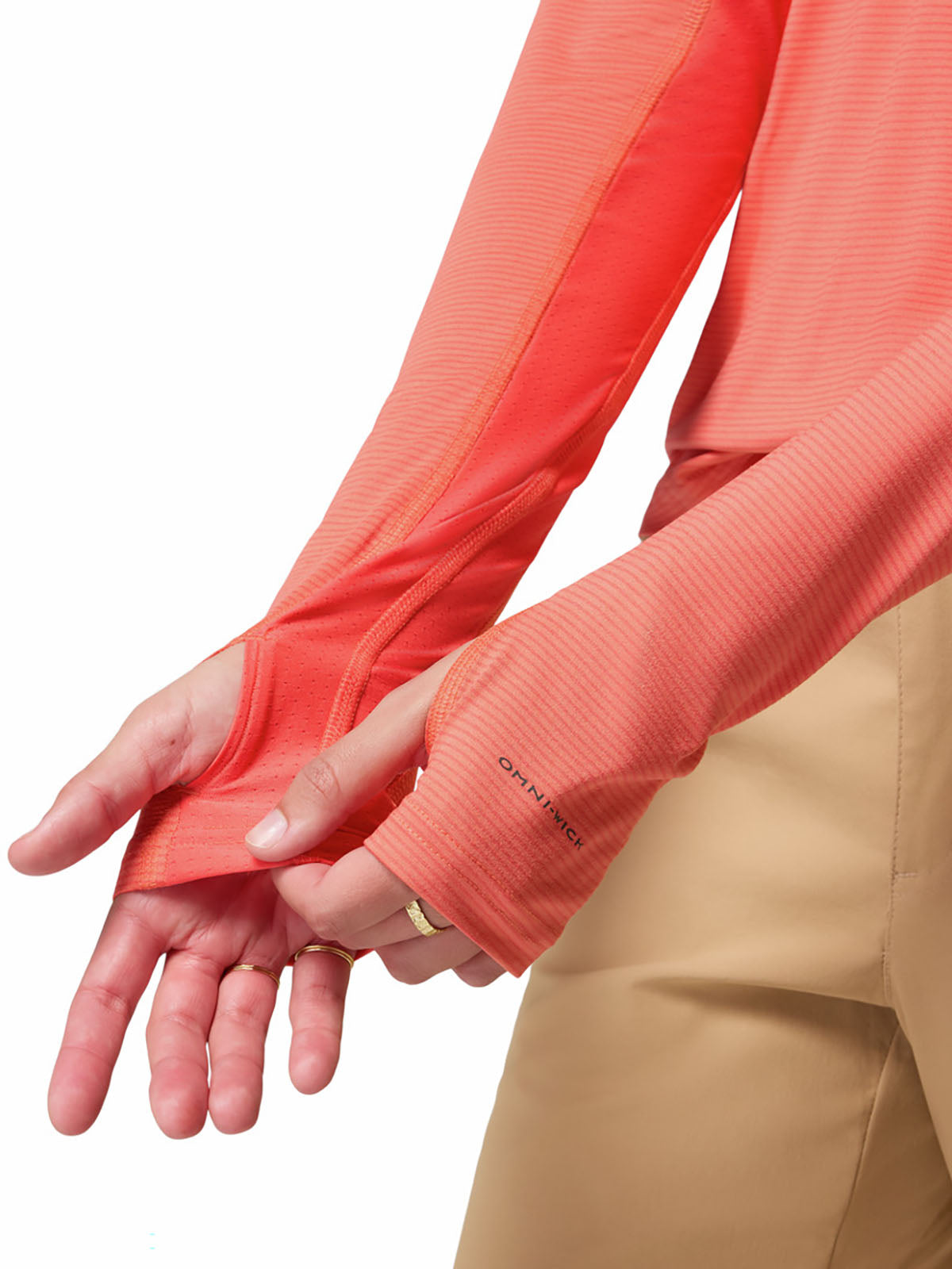 Casaca Con 1/2 Cierre Mujer Weekend Ascent™ Naranja