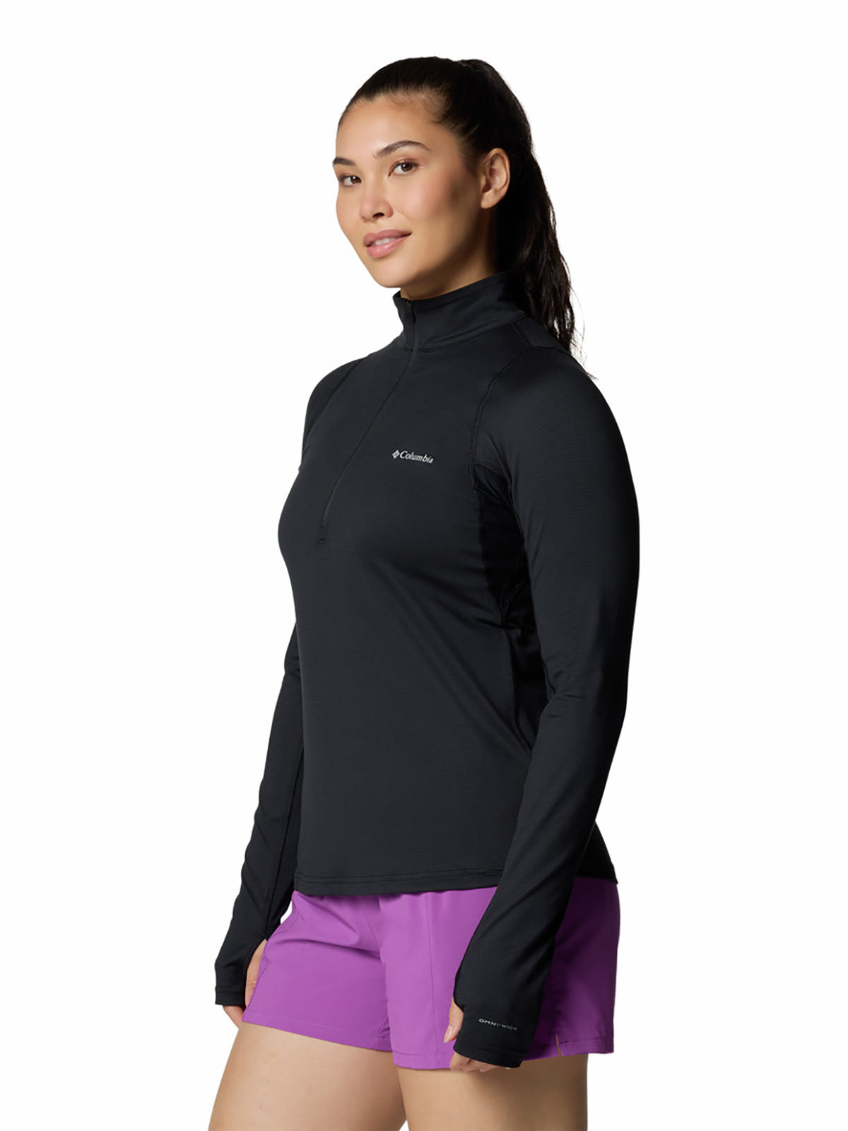 Casaca Mujer 1/2 Cierre Weekend Ascent™ Negro