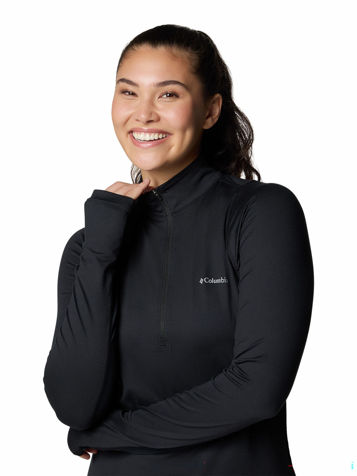 Casaca Mujer 1/2 Cierre Weekend Ascent™ Negro