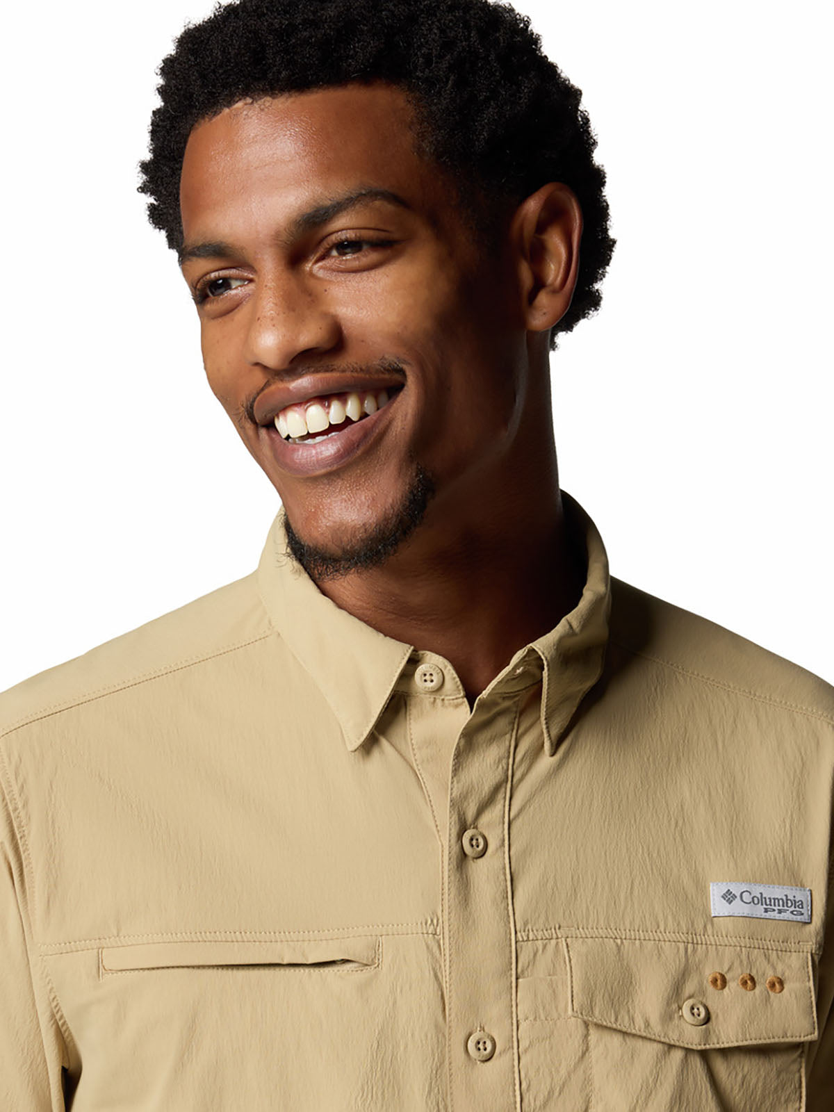 Camisa Hombre Manga Larga PFG Wild Cast™ Mostaza
