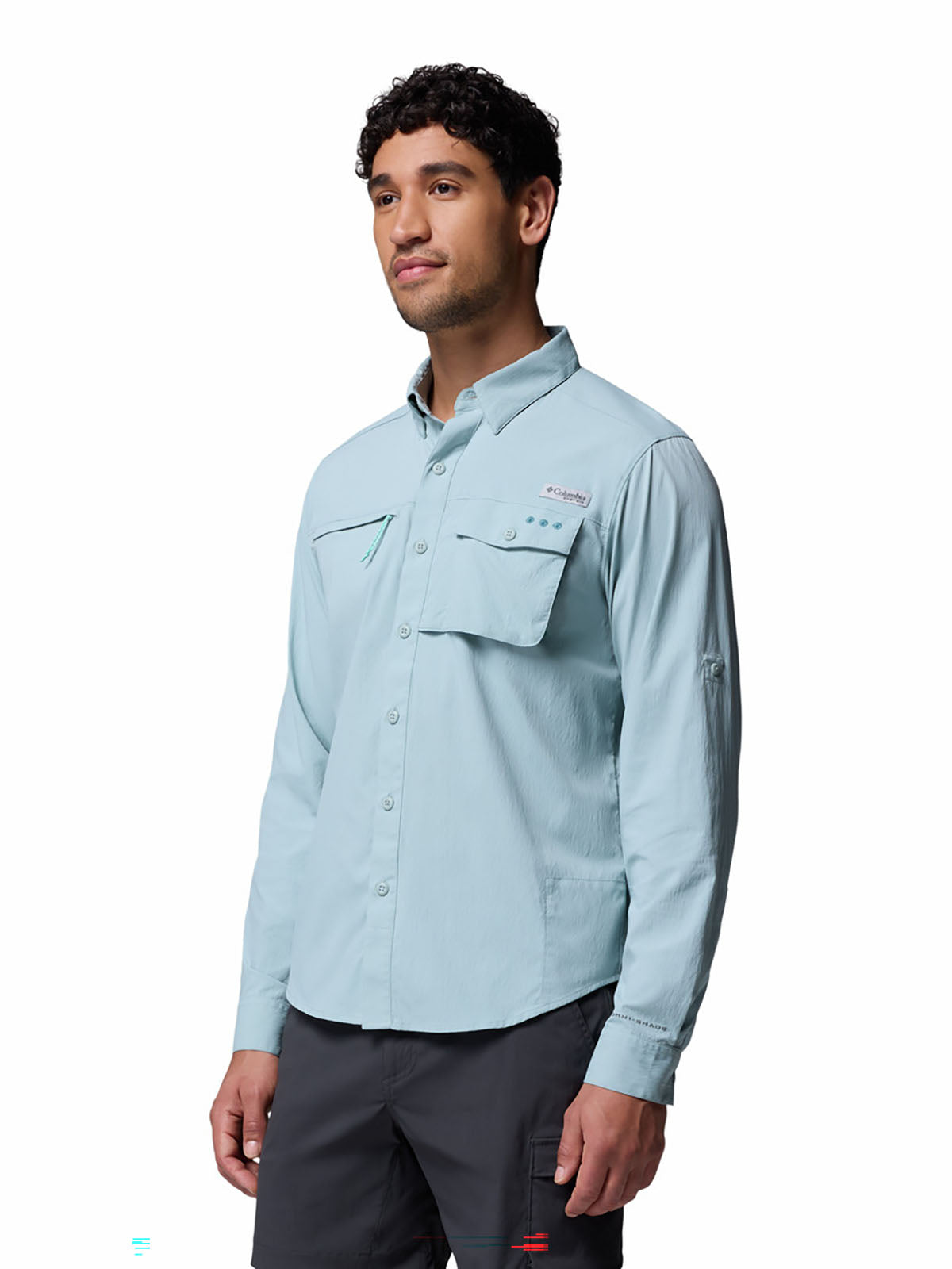Camisa Hombre Manga Larga PFG Wild Cast™ Celeste