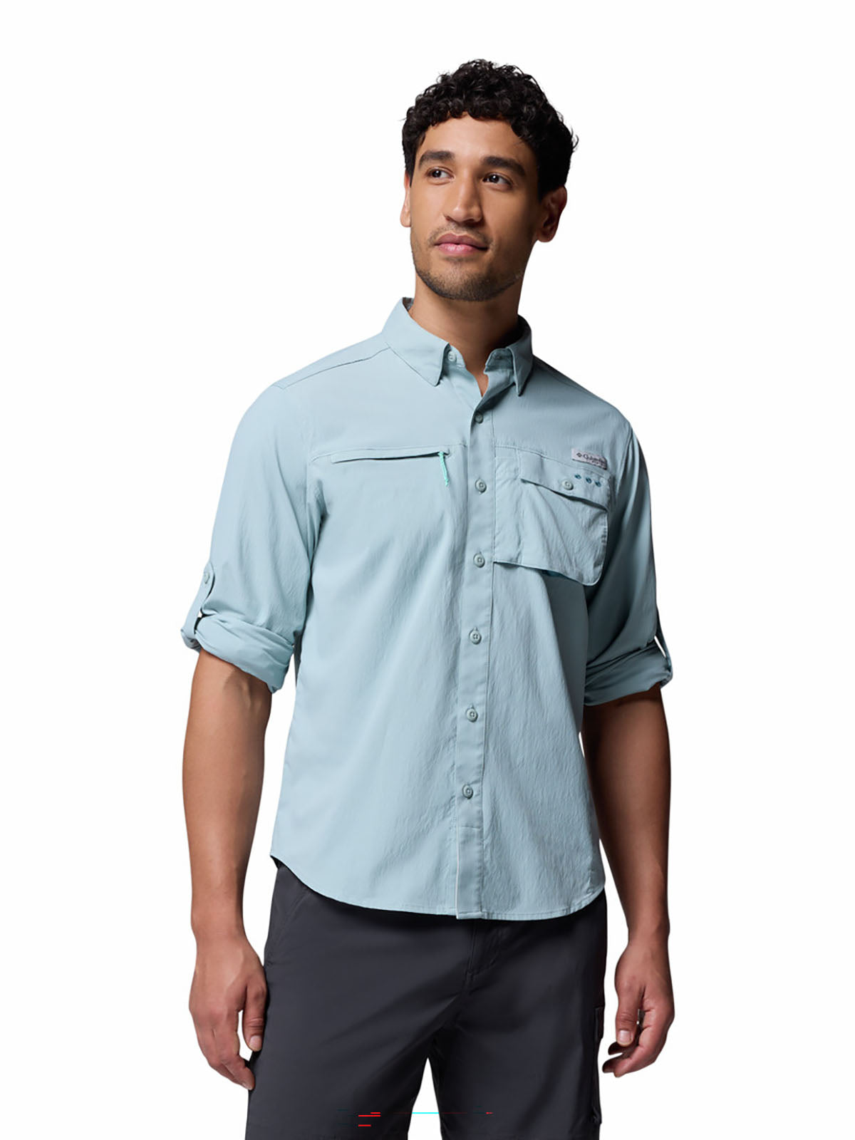 Camisa Hombre Manga Larga PFG Wild Cast™ Celeste