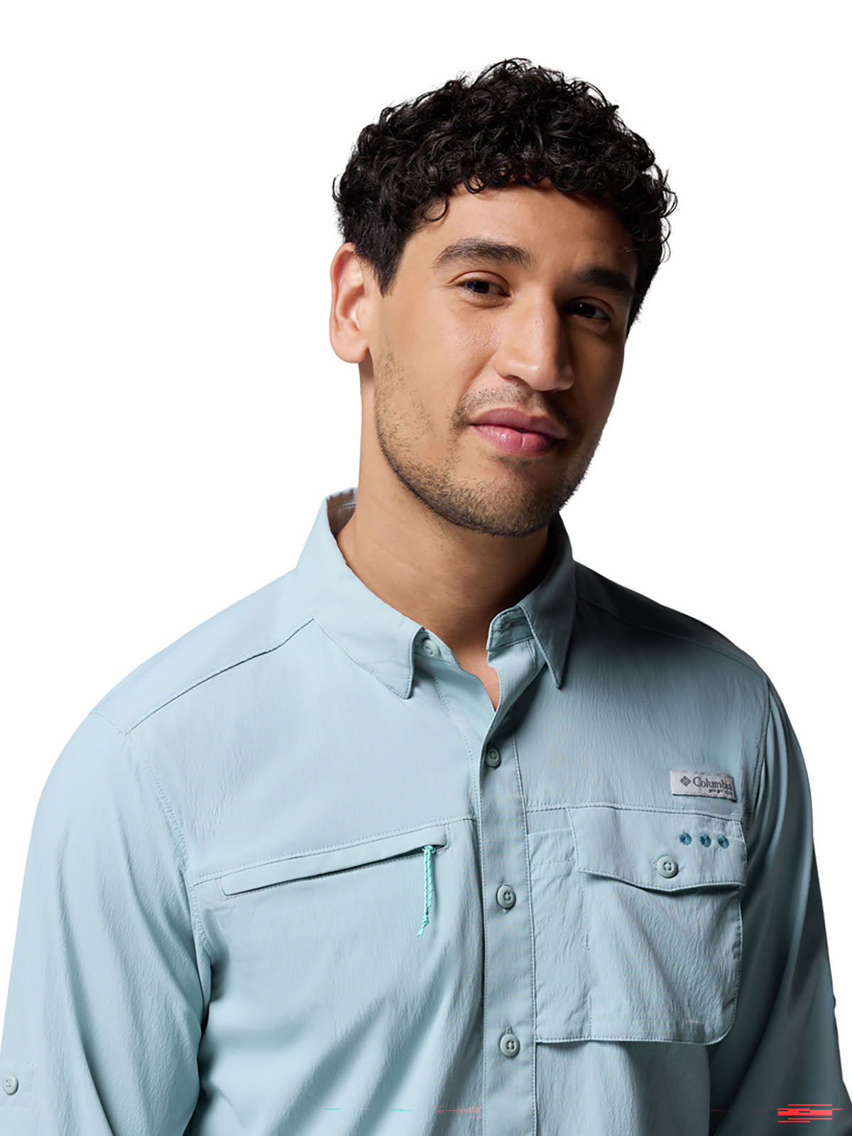 Camisa Hombre Manga Larga PFG Wild Cast™ Celeste