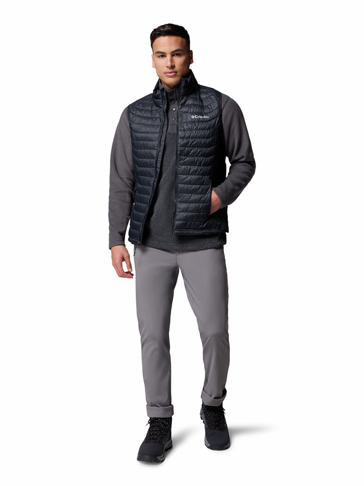 Chaleco Hombre Sintético Powder Pass™ Negro