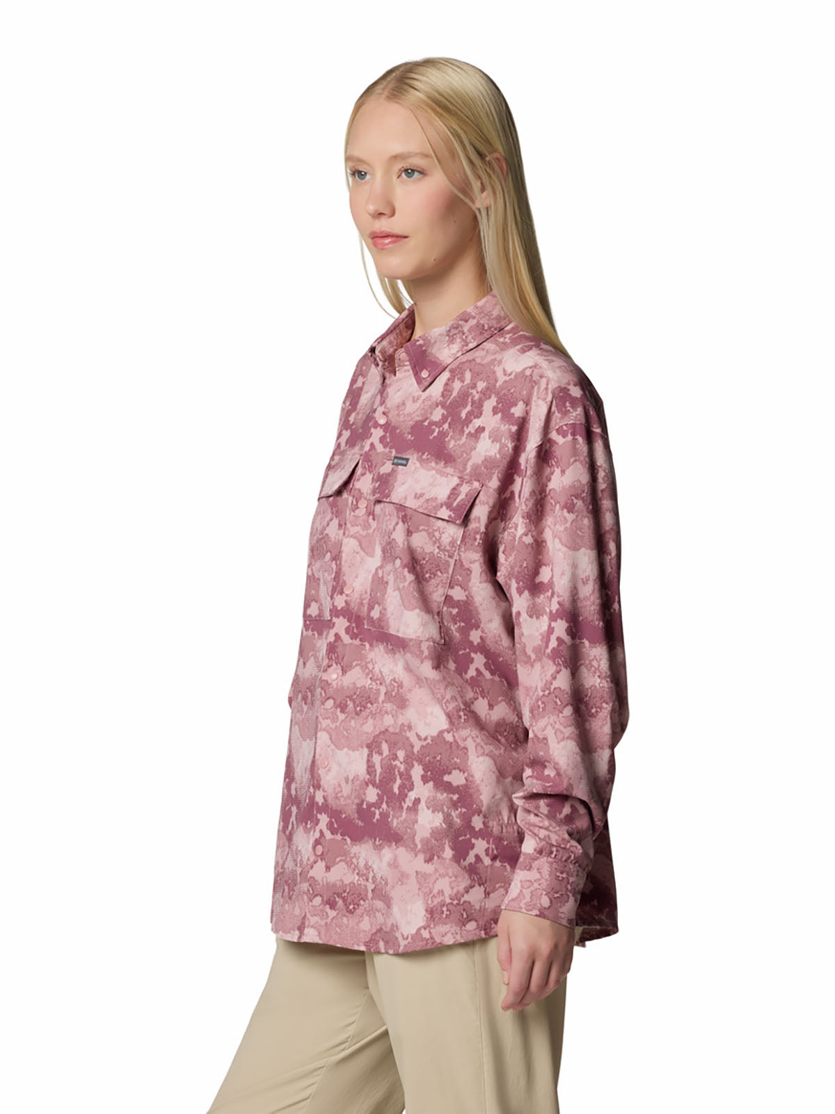 Blusa Mujer Manga Larga Elevated View™ Rosada