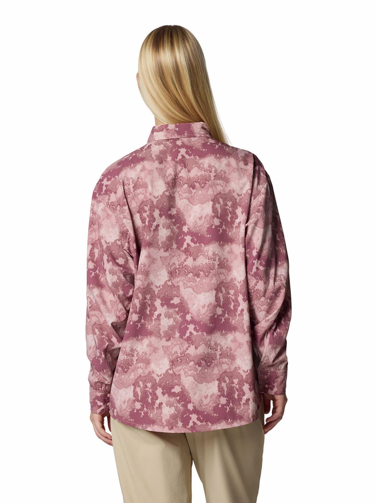 Blusa Mujer Manga Larga Elevated View™ Rosada