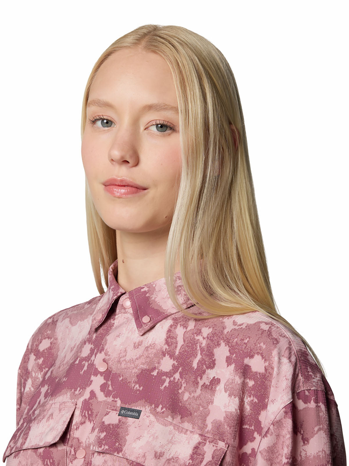 Blusa Mujer Manga Larga Elevated View™ Rosada
