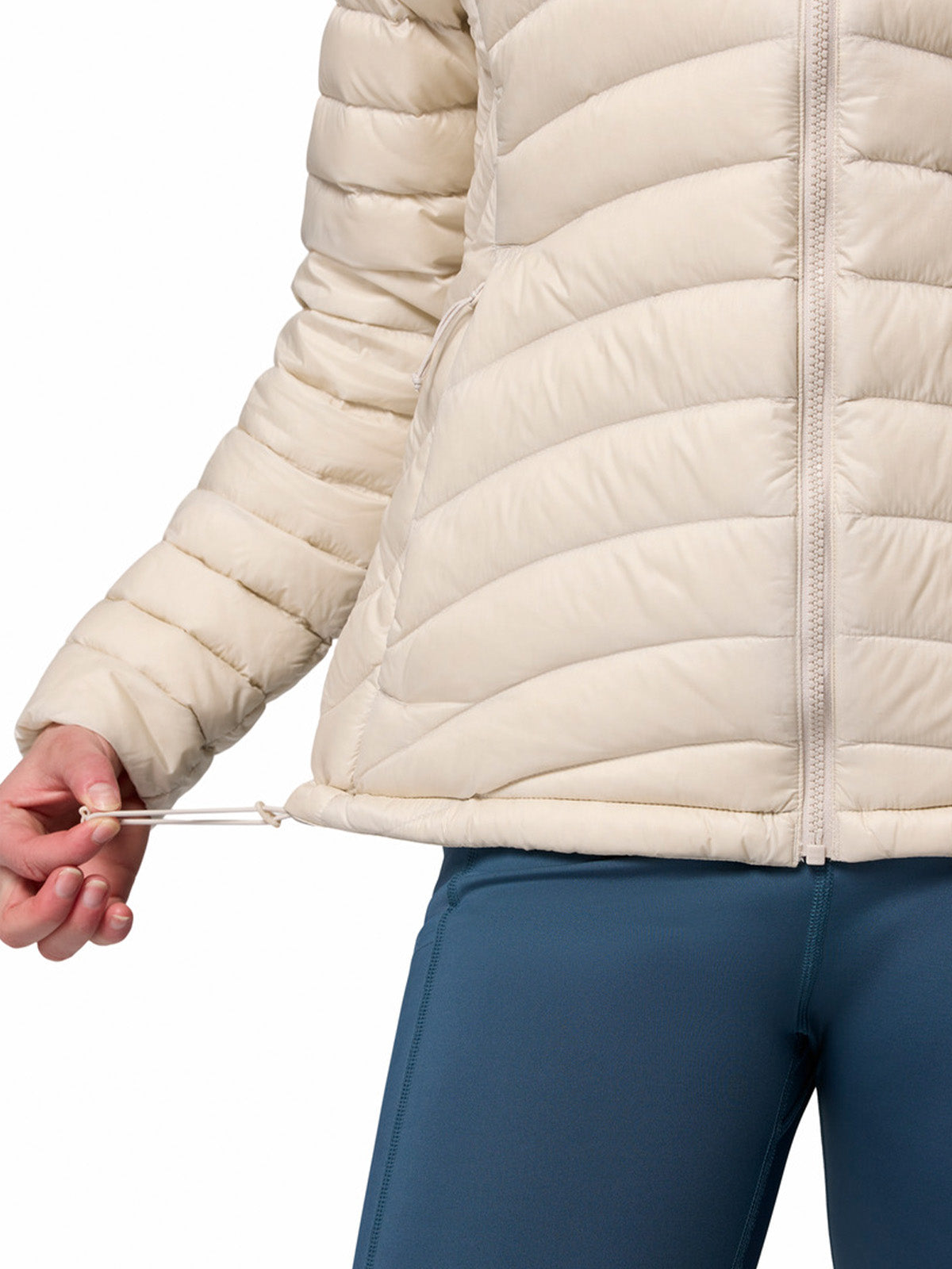 Casaca Mujer de Plumas Corelite™ Beige