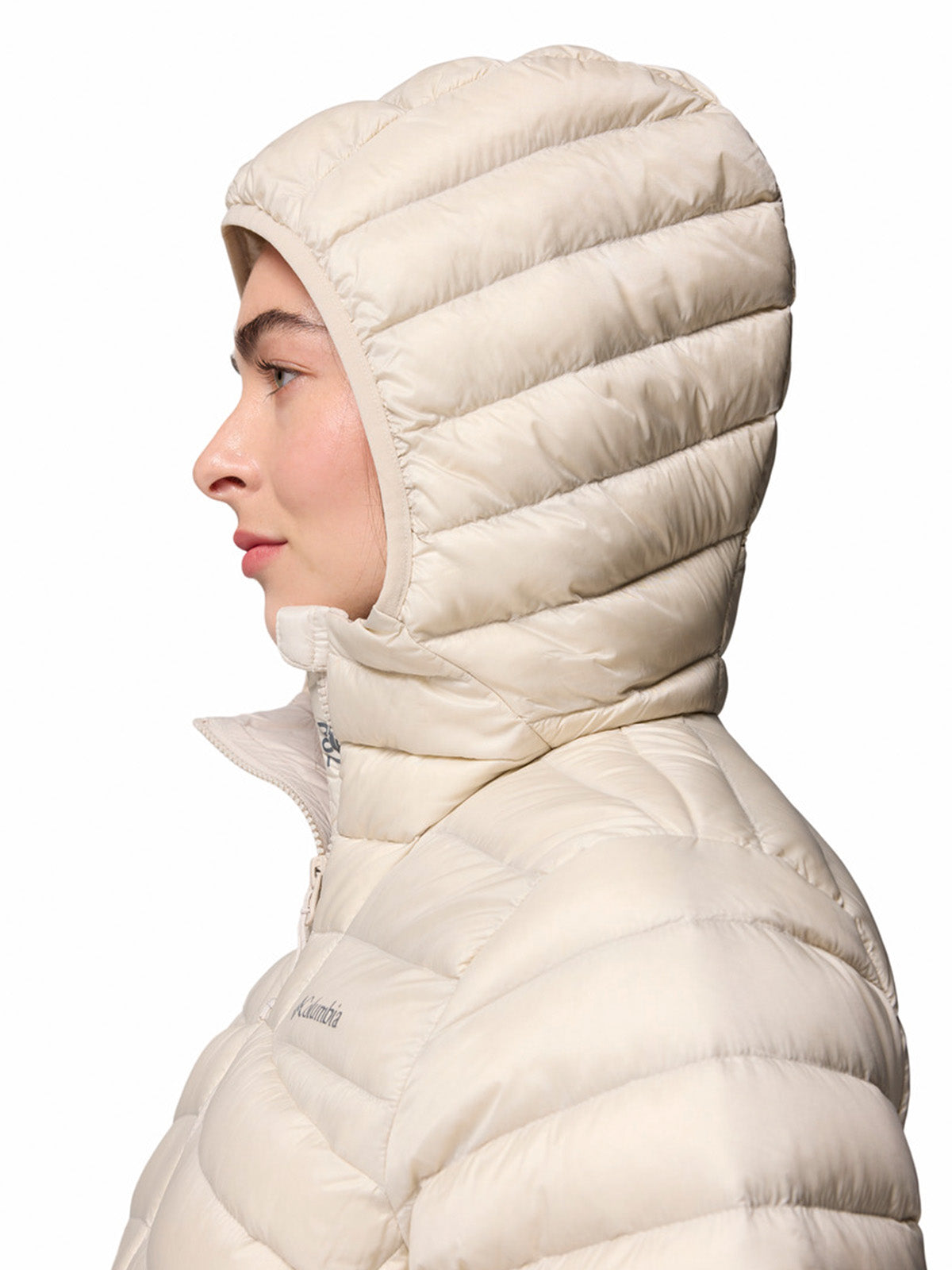 Casaca Mujer de Plumas Corelite™ Beige