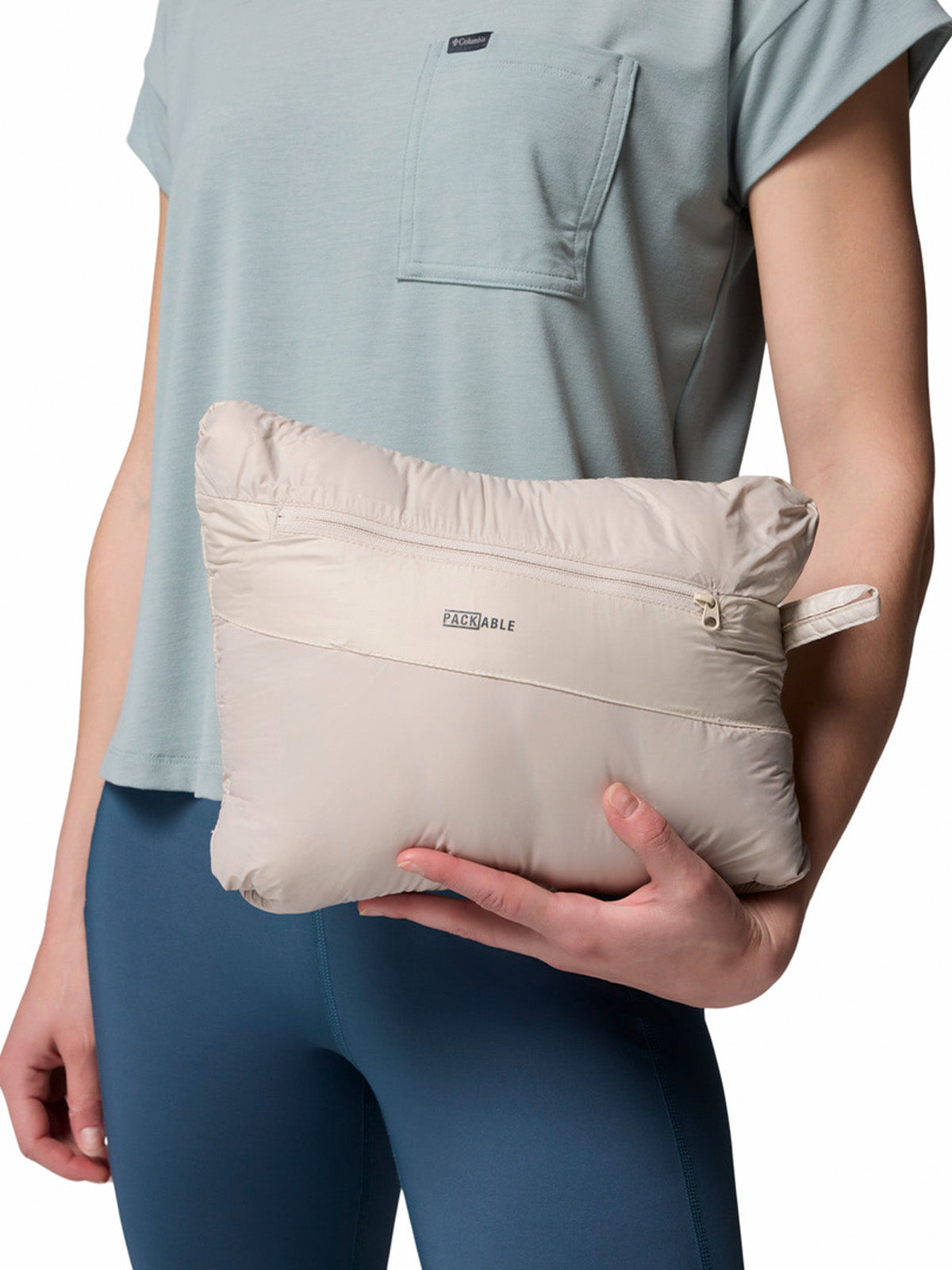 Casaca Mujer de Plumas Corelite™ Beige